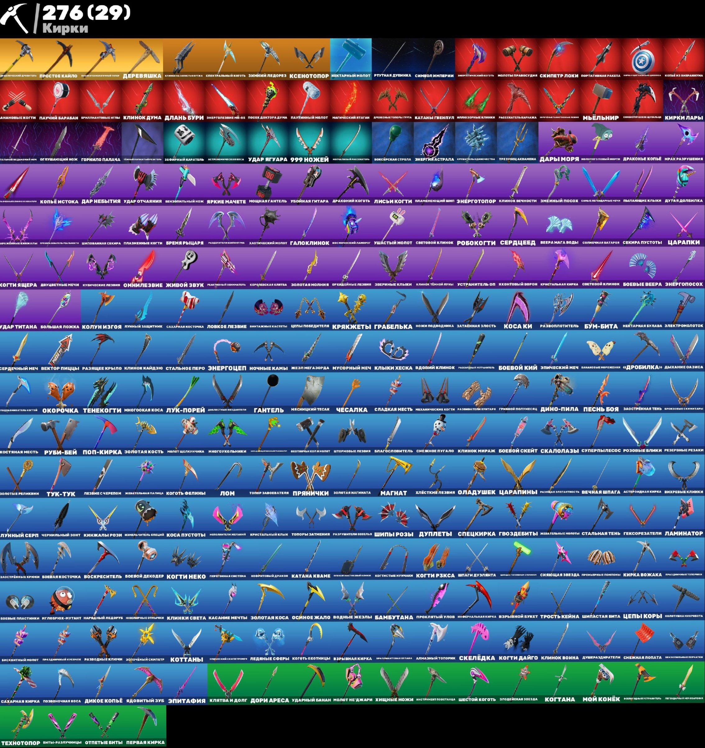 🎨 288 skins | 🌟 Fortnite account