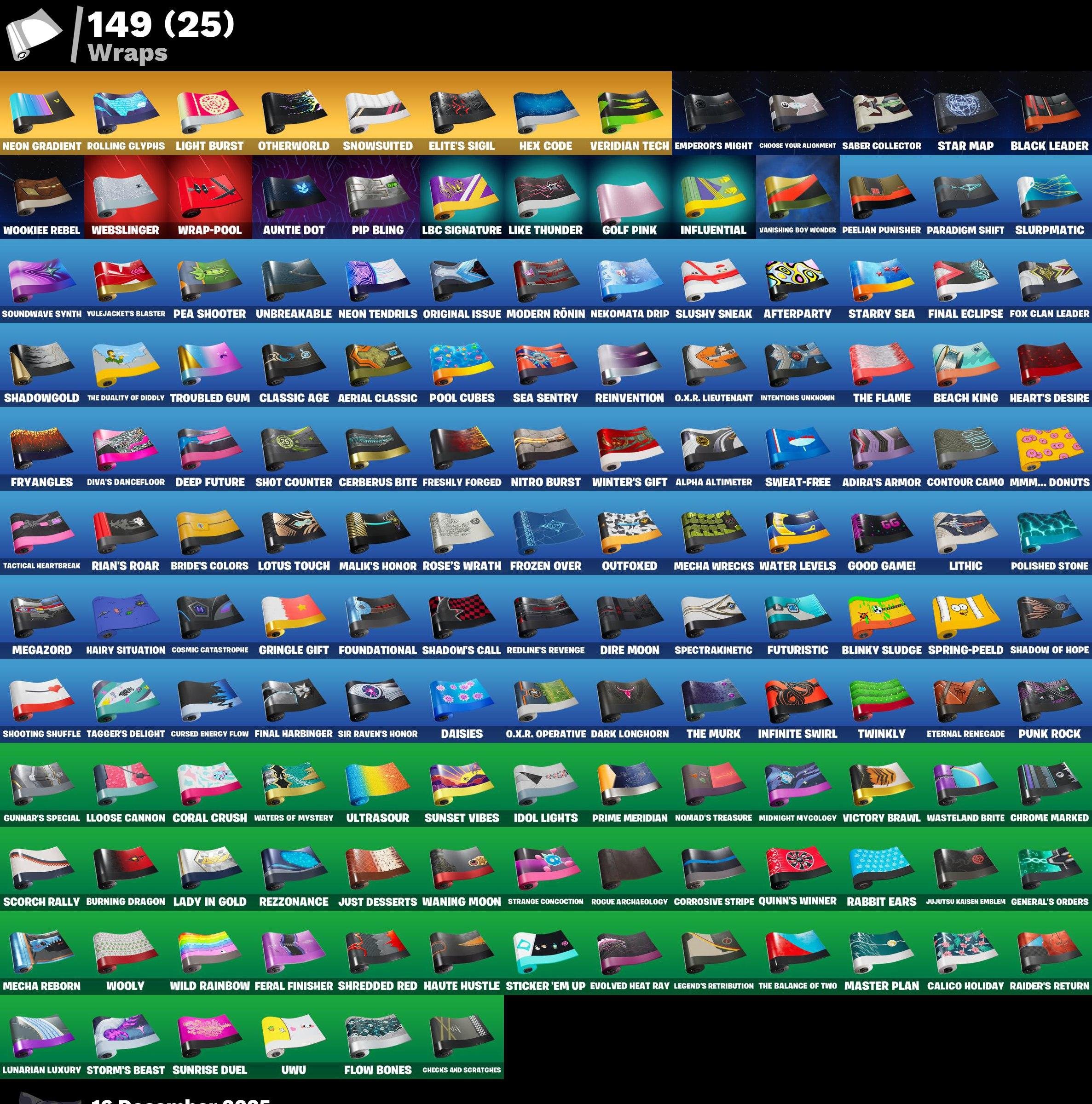 🎨 218 skins | 🌟 Fortnite account