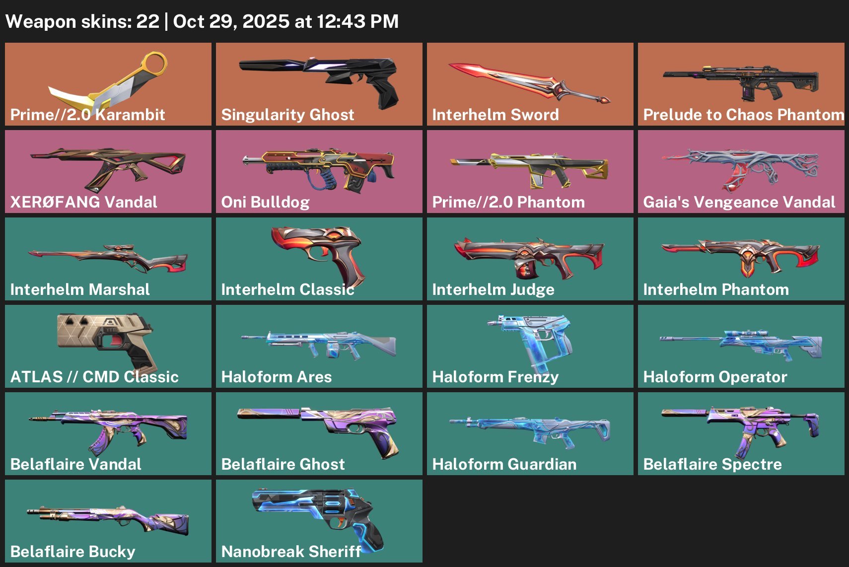 🎯 Valorant account | Ascendant 1 | EU | 28 agents