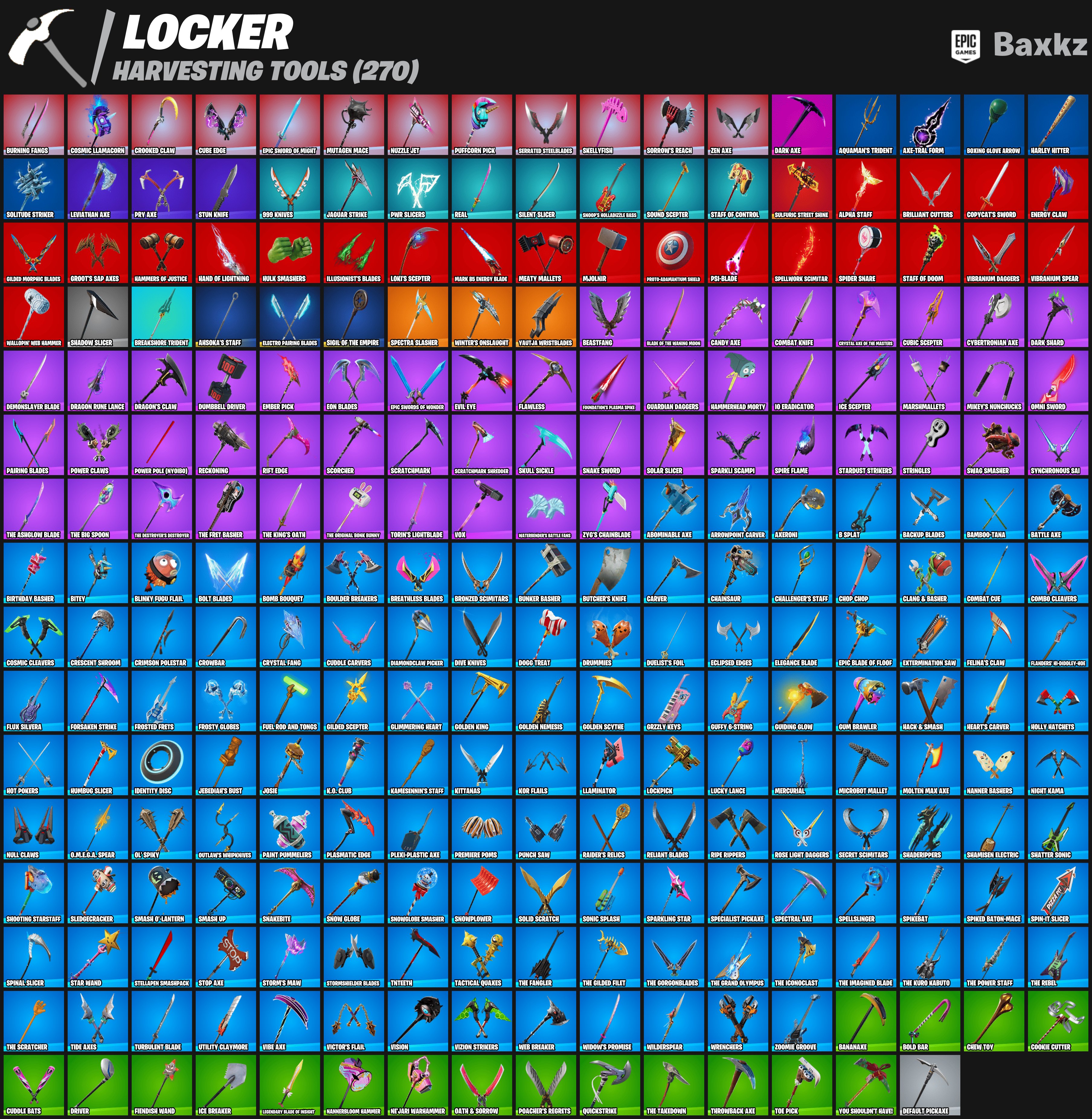 🎨 309 skins | 🌟 Fortnite account