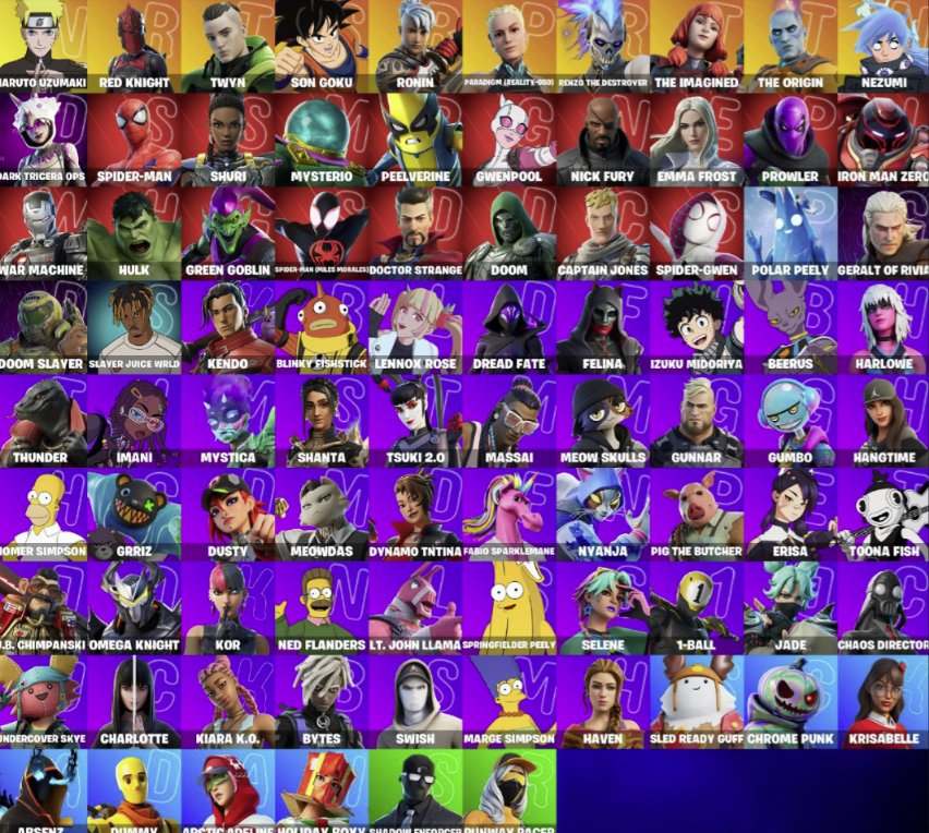 🎨 84 скінів | 🌟 Fortnite акаунт