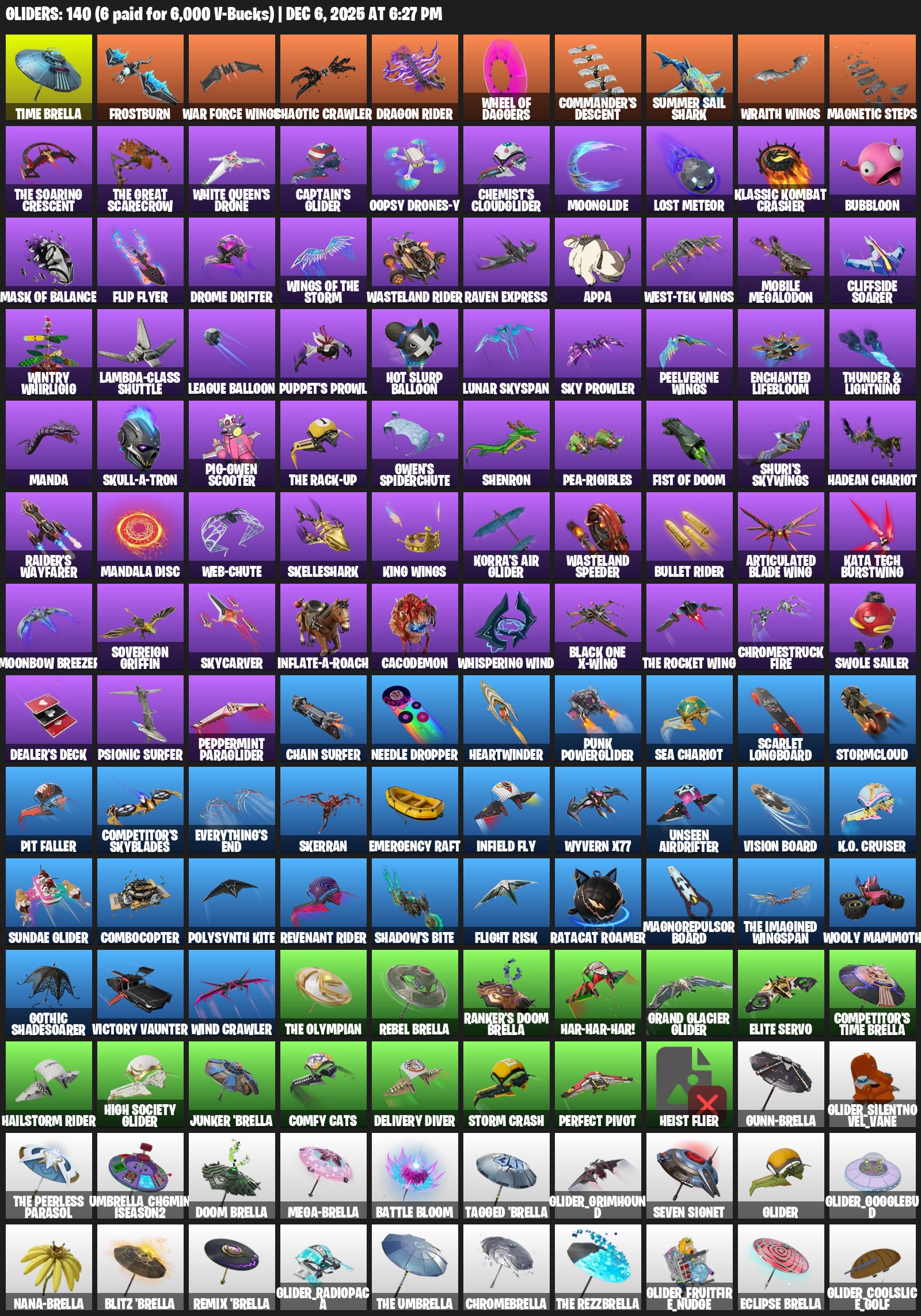 168 скінів | 🌟 Fortnite акаунт