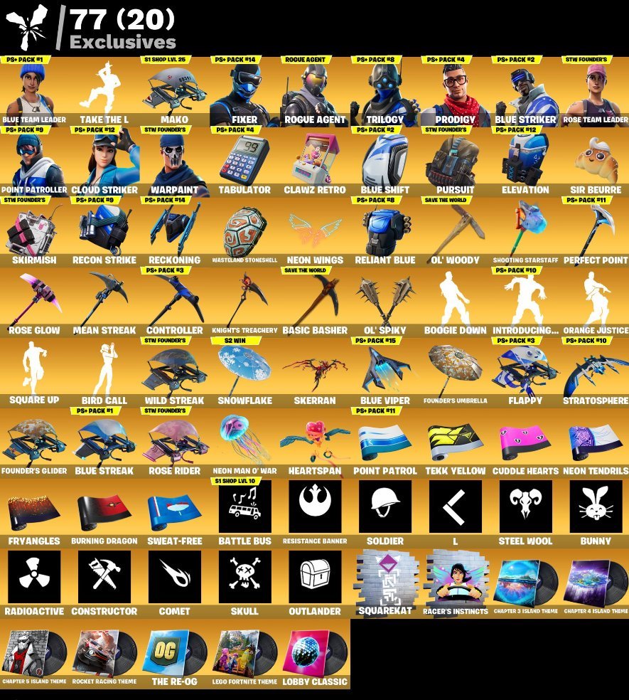 🎨 148 skins | 🌟 Fortnite account