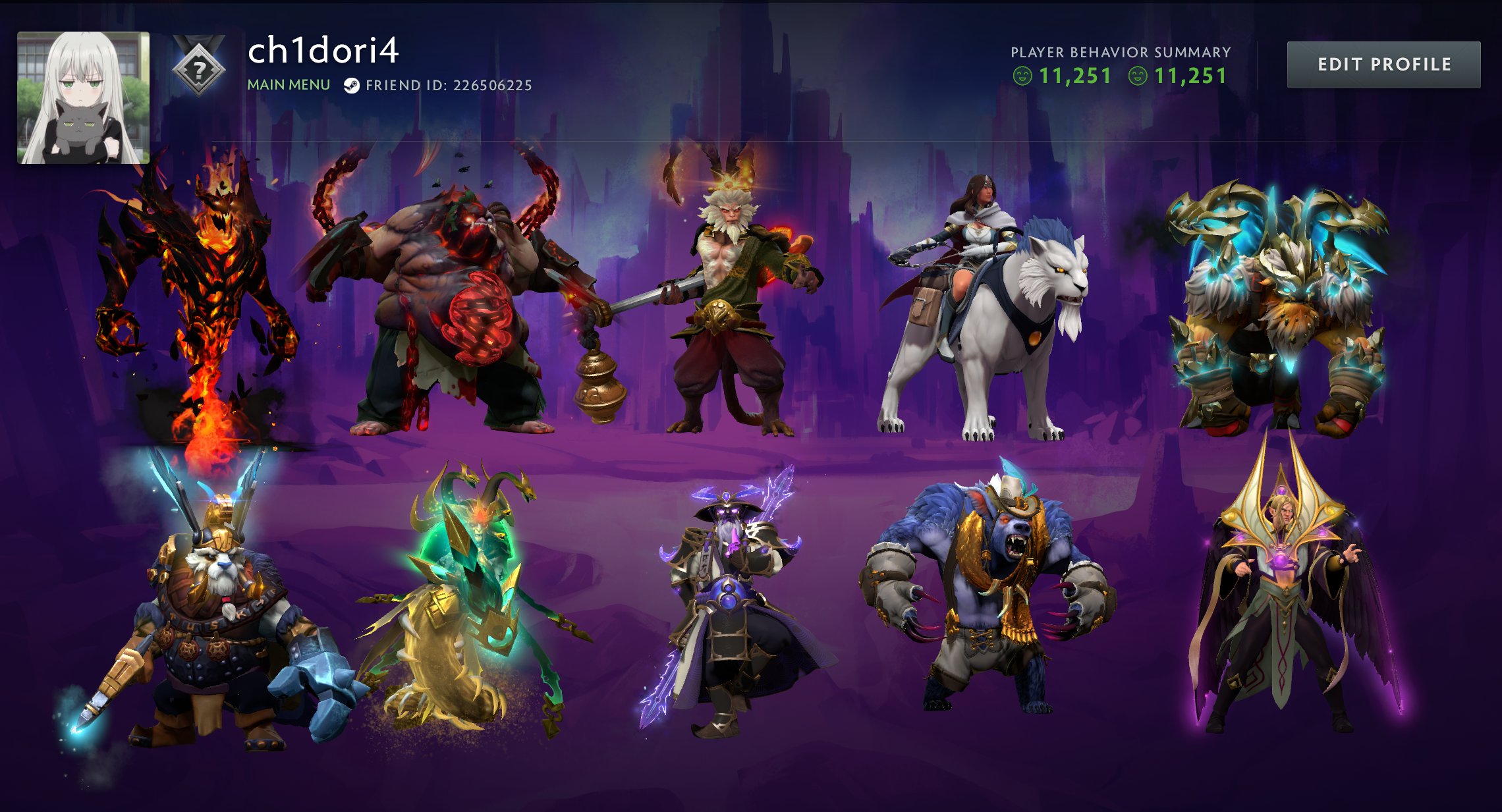 🏅 MMR 7000 | 🕒 2112 годин | 🛡 11200