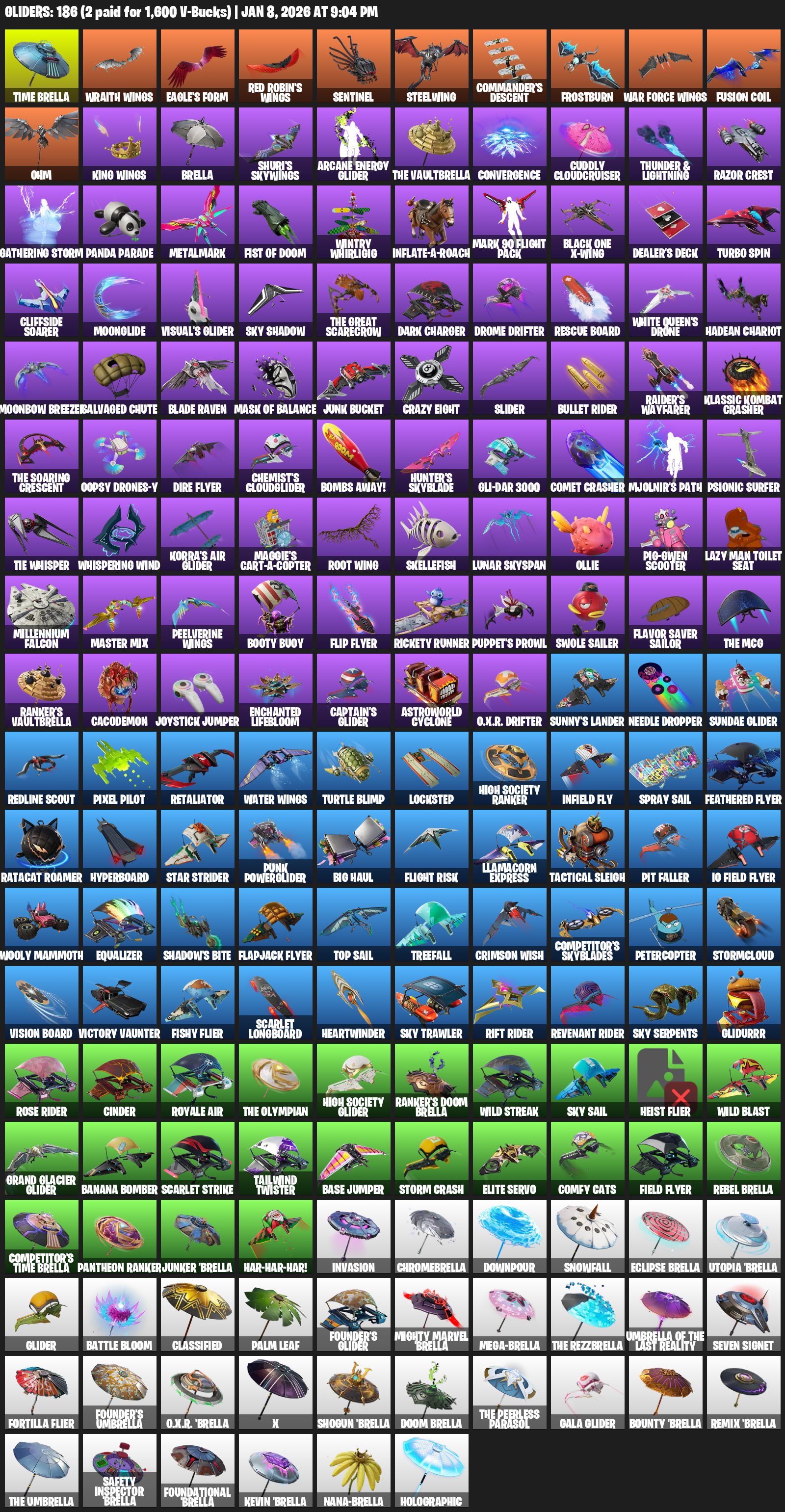 🎨 194 skins | 🌟 Fortnite account