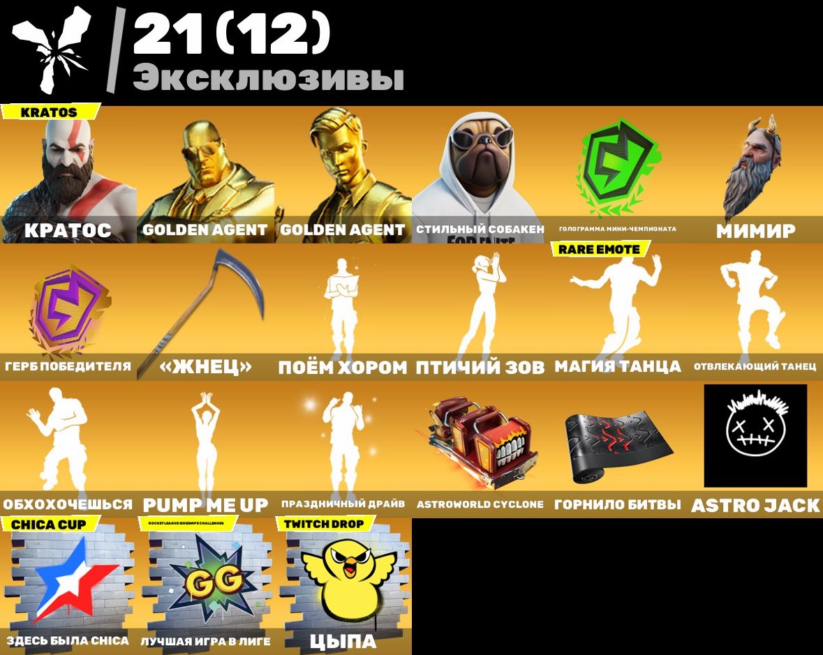 🎨 264 skins | 🌟 Fortnite account