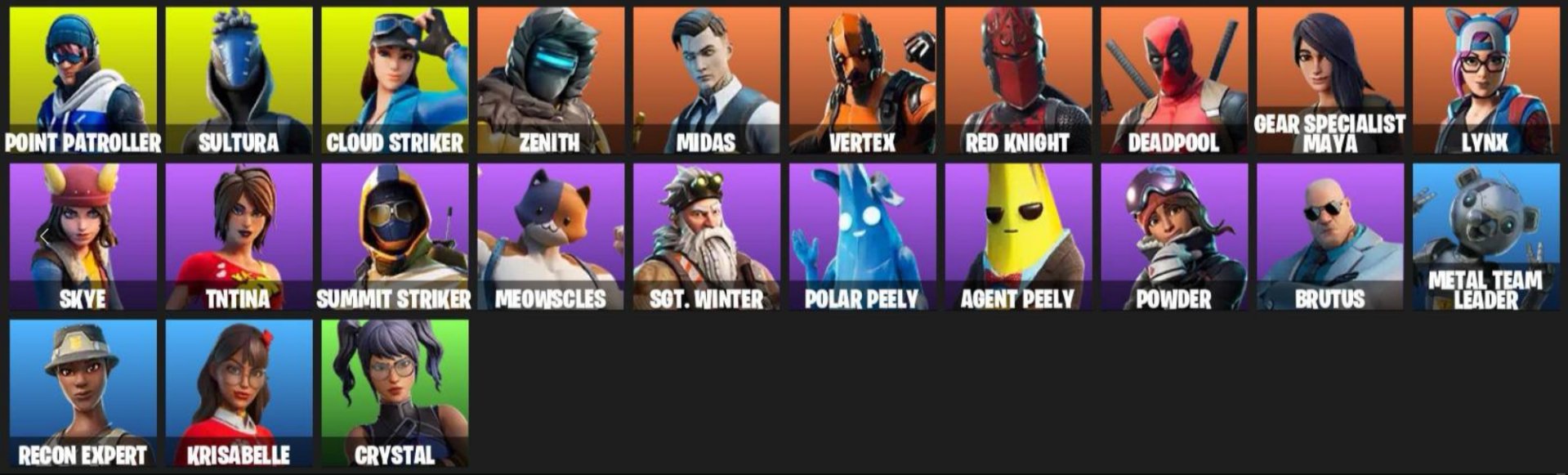 💥 23 скінів | 🌟 Fortnite акаунт