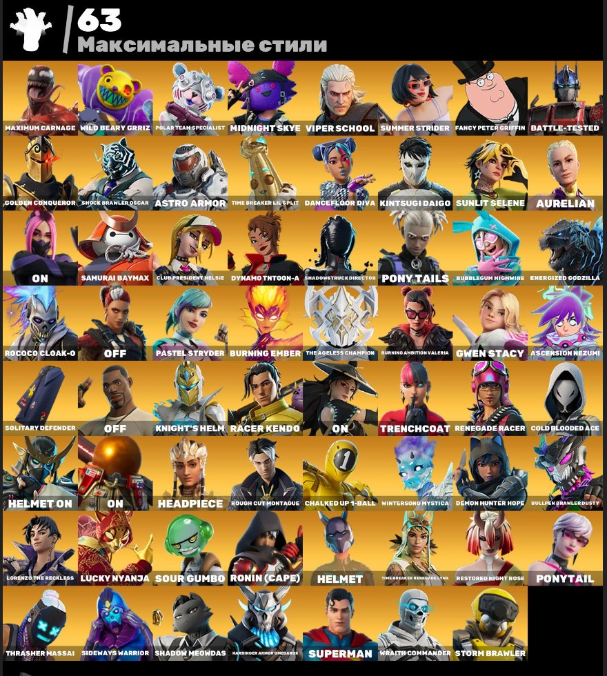 🎨 165 скінів | 🌟 Fortnite акаунт