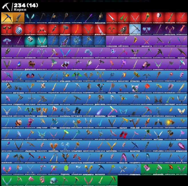 🎨 208 skins | 🌟 Fortnite account