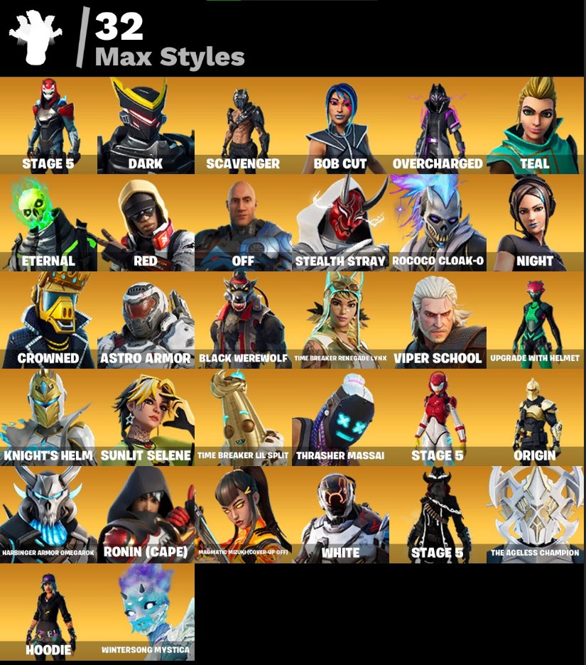 🎨 74 skins | 🌟 Fortnite account