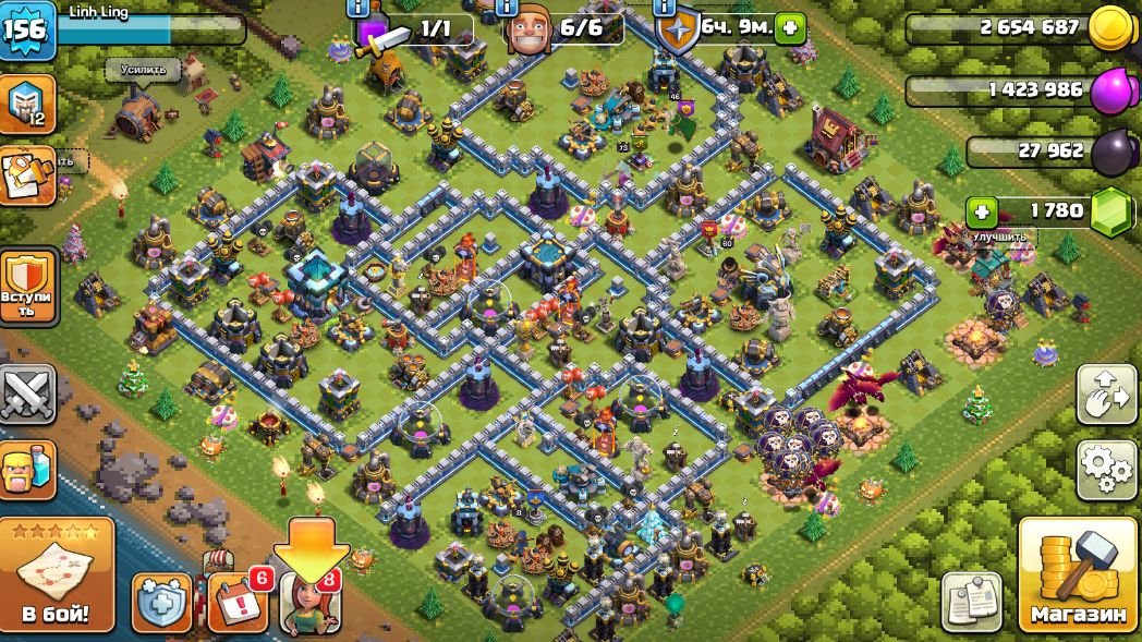 🏰 Clash of Clans акаунт | Ратуша 13 | Рівень 156