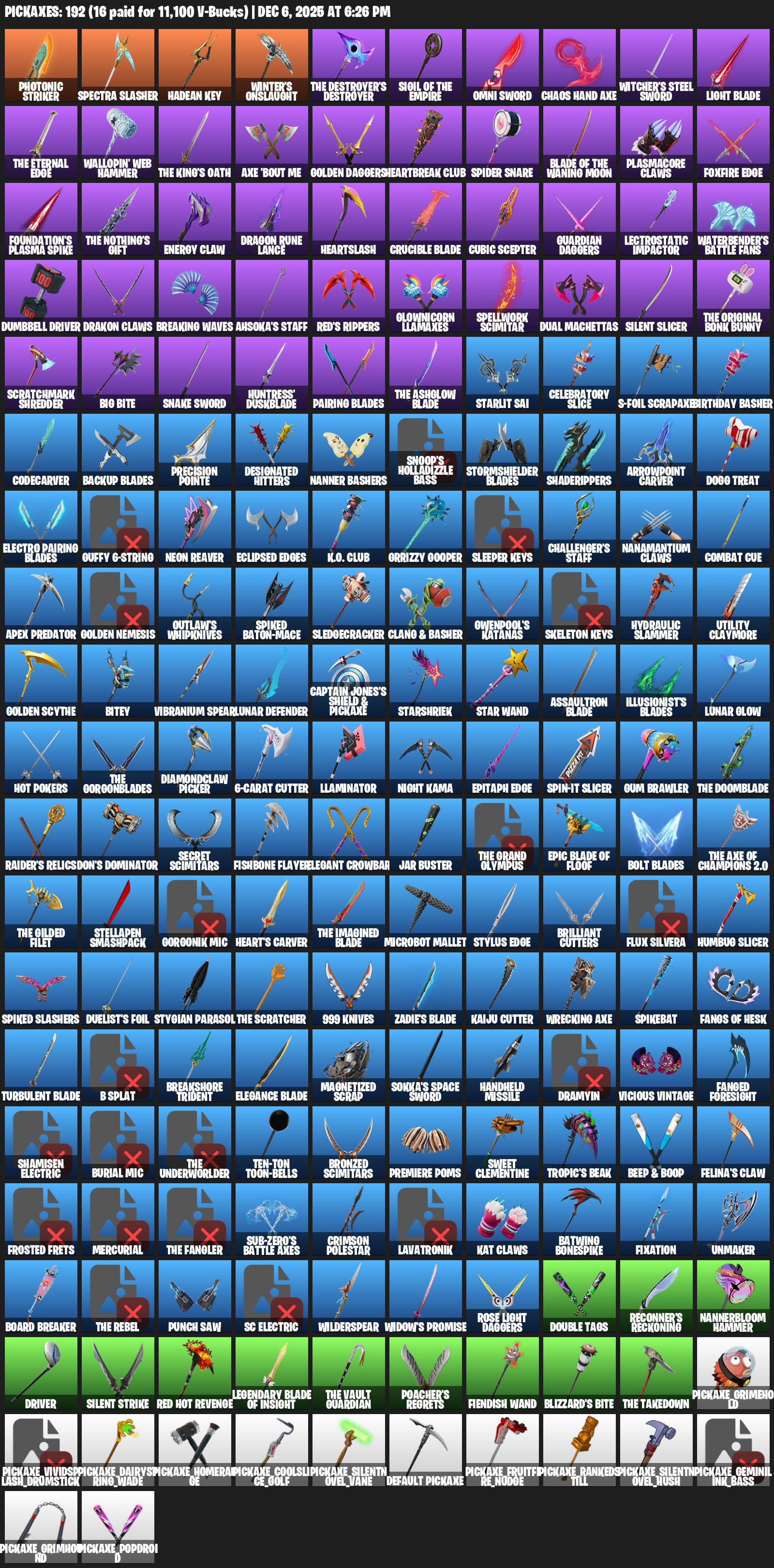 168 скінів | 🌟 Fortnite акаунт