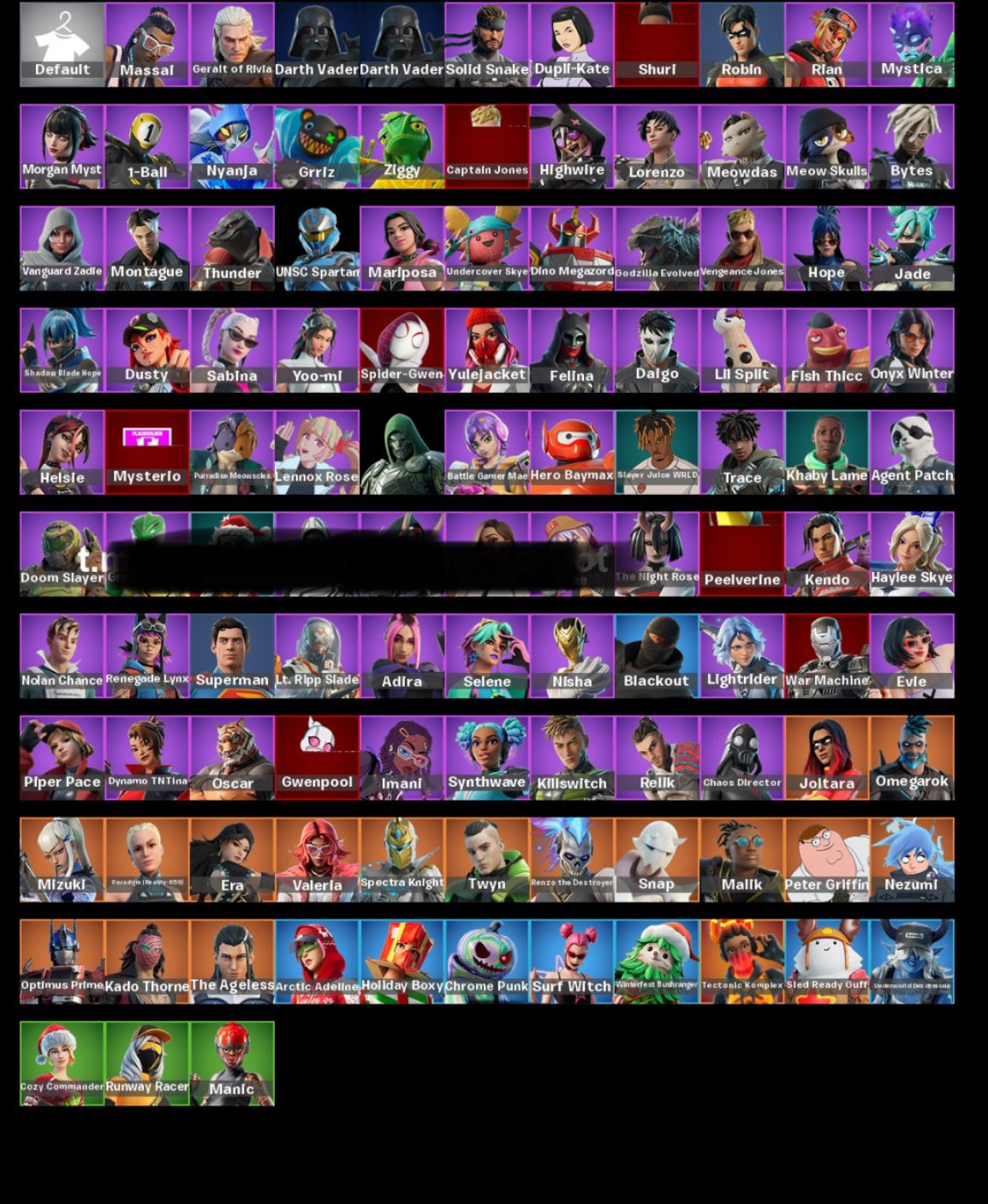 🔑 114 скинов | 1200 V-baks