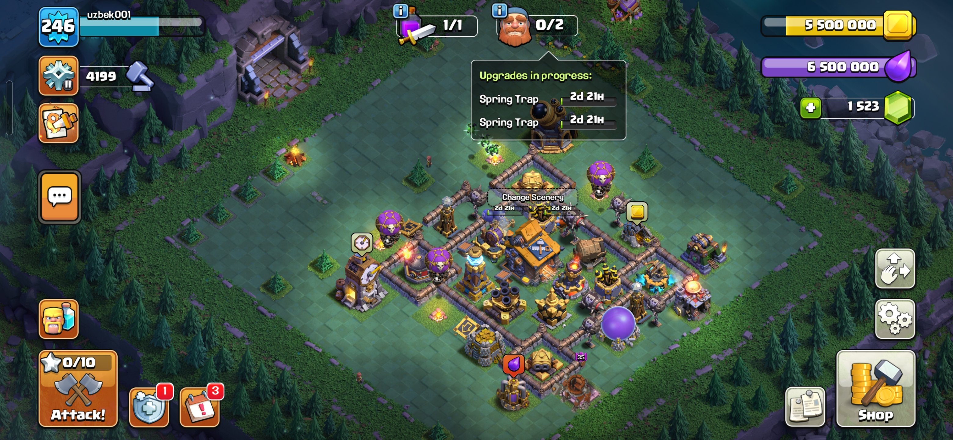 🏰 Clash of Clans акаунт | 18 ратуша | Рівень: 100