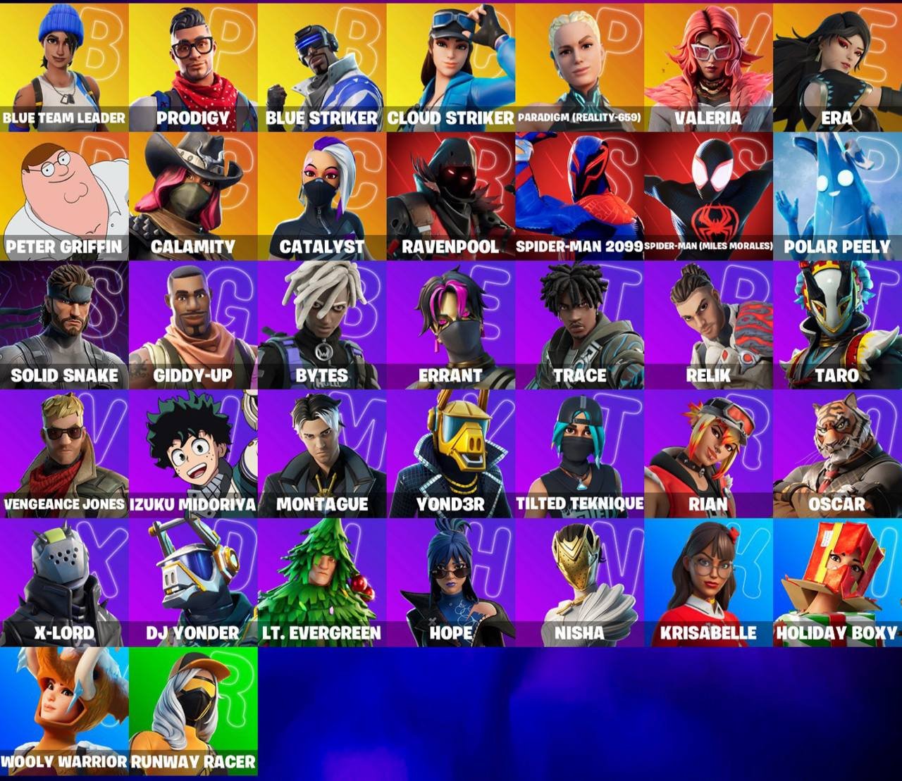 🎨 37 skins | 🌟 Fortnite account