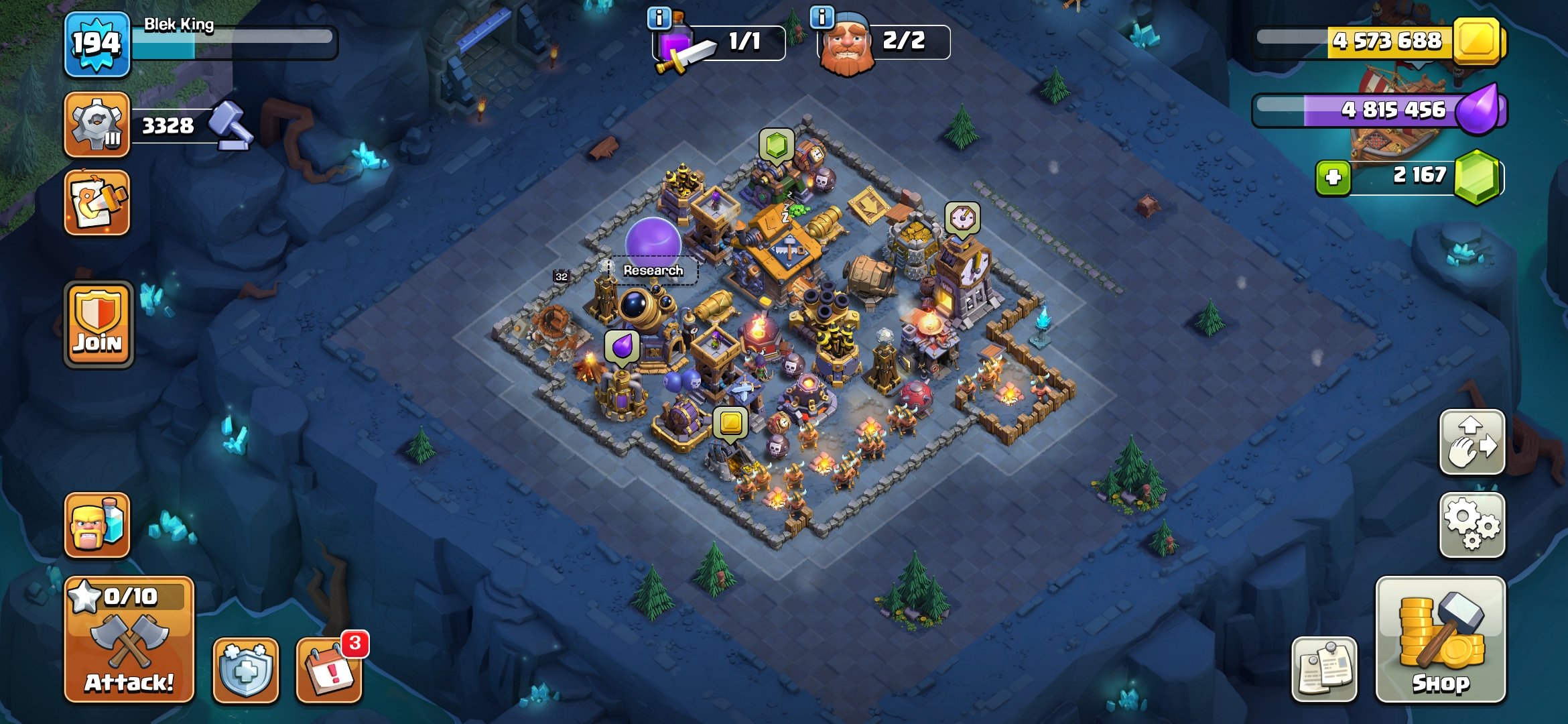 🏰 Clash of Clans акаунт | Ратуша 17 рівень | Уровень 0