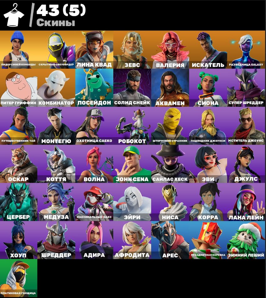 🎨 93 skins | 🌟 Fortnite account