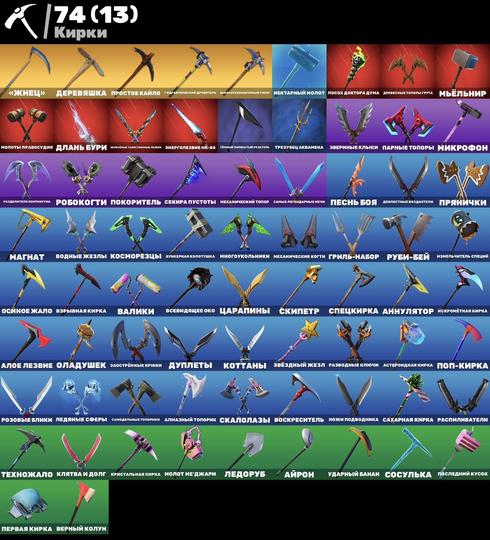 🎨 76 скінів | 🌟 Fortnite акаунт