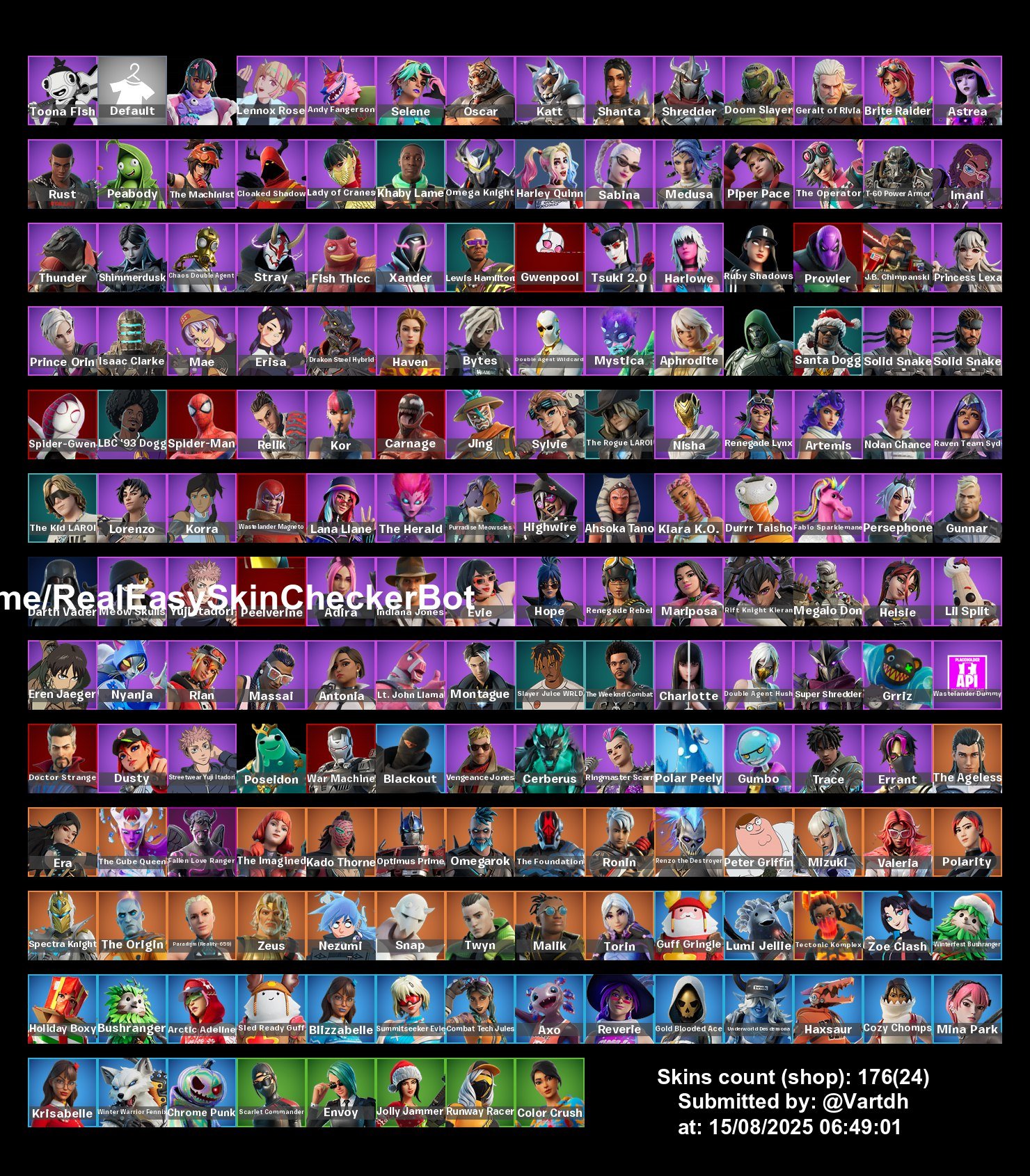 💎 176 skins | 🌟 Fortnite account