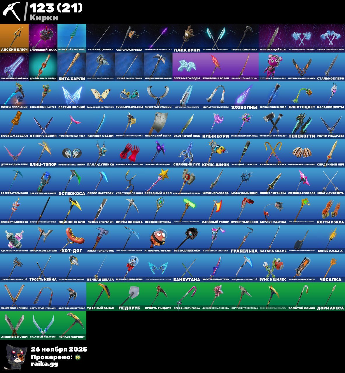 🎨 124 skins | 🌟 Fortnite account