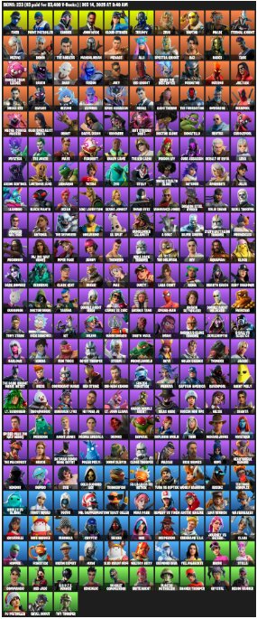 🎨 233 скинов | 🌟 Fortnite аккаунт