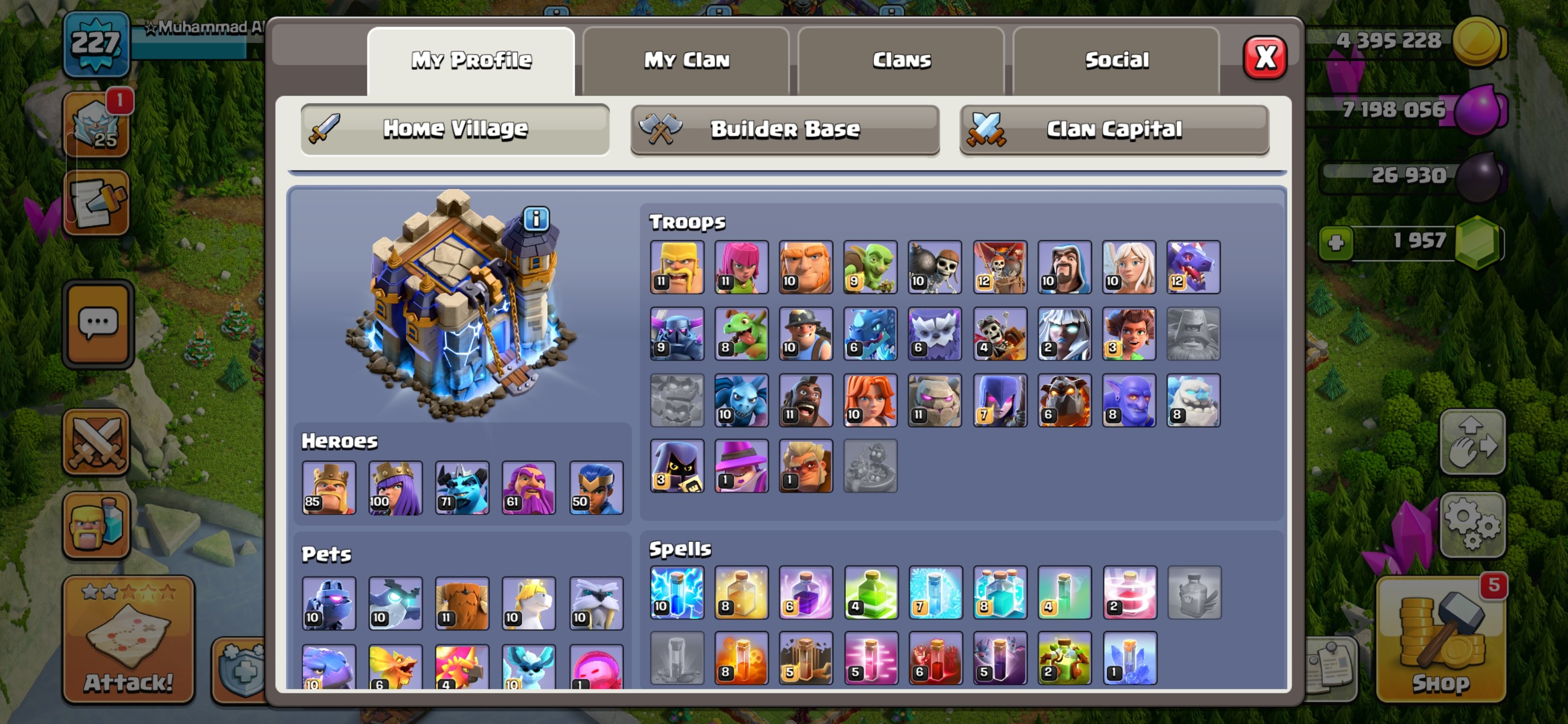 🏰 Clash of Clans акаунт | Ратуша 18 рівня | Рівень 100