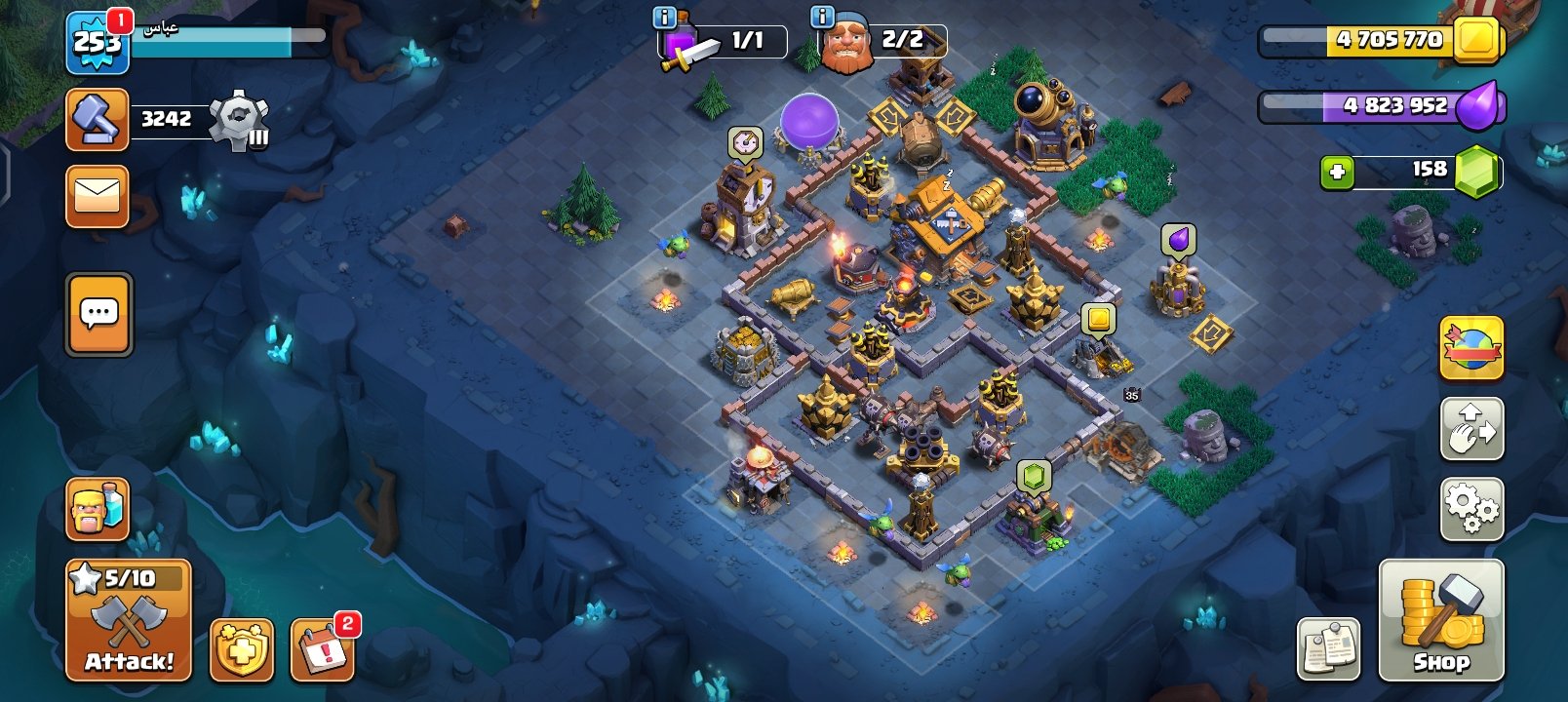 🏰 Clash of Clans акаунт | Ратуша 17 | Рівень 255