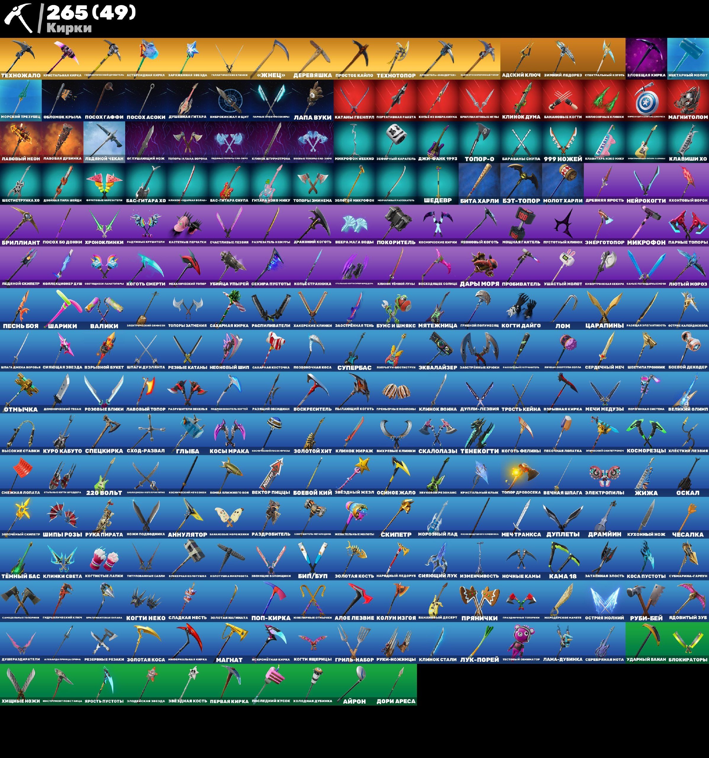 🎨 291 skins | 🌟 Fortnite account