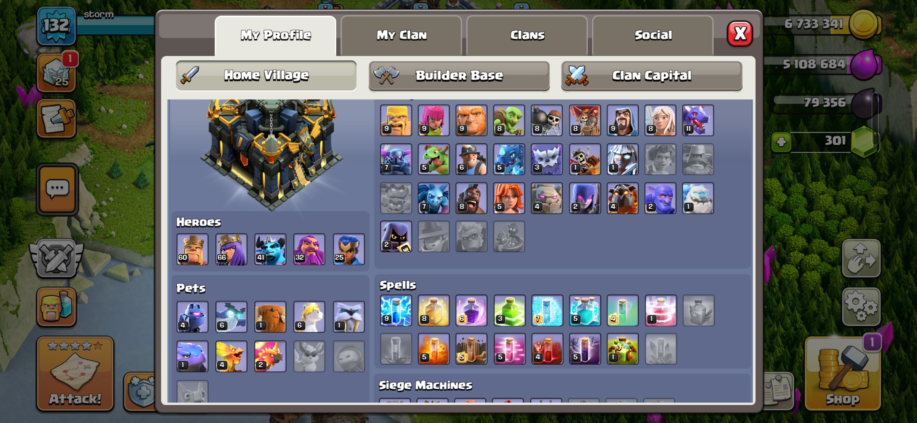 🏰 Clash of Clans акаунт | Ратуша 17 ратуша | Рівень 66