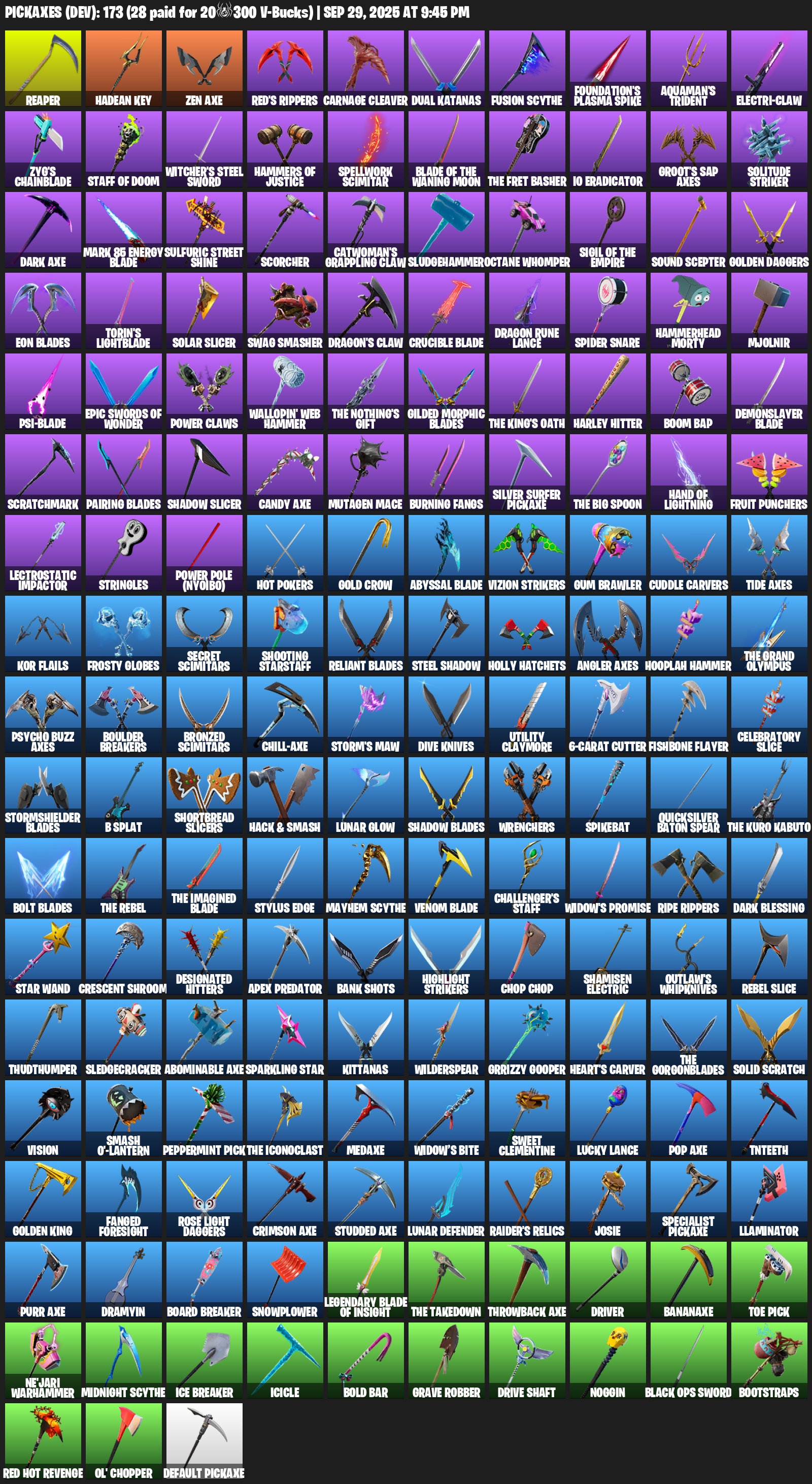 🎨 175 skins | 🌟 Fortnite account