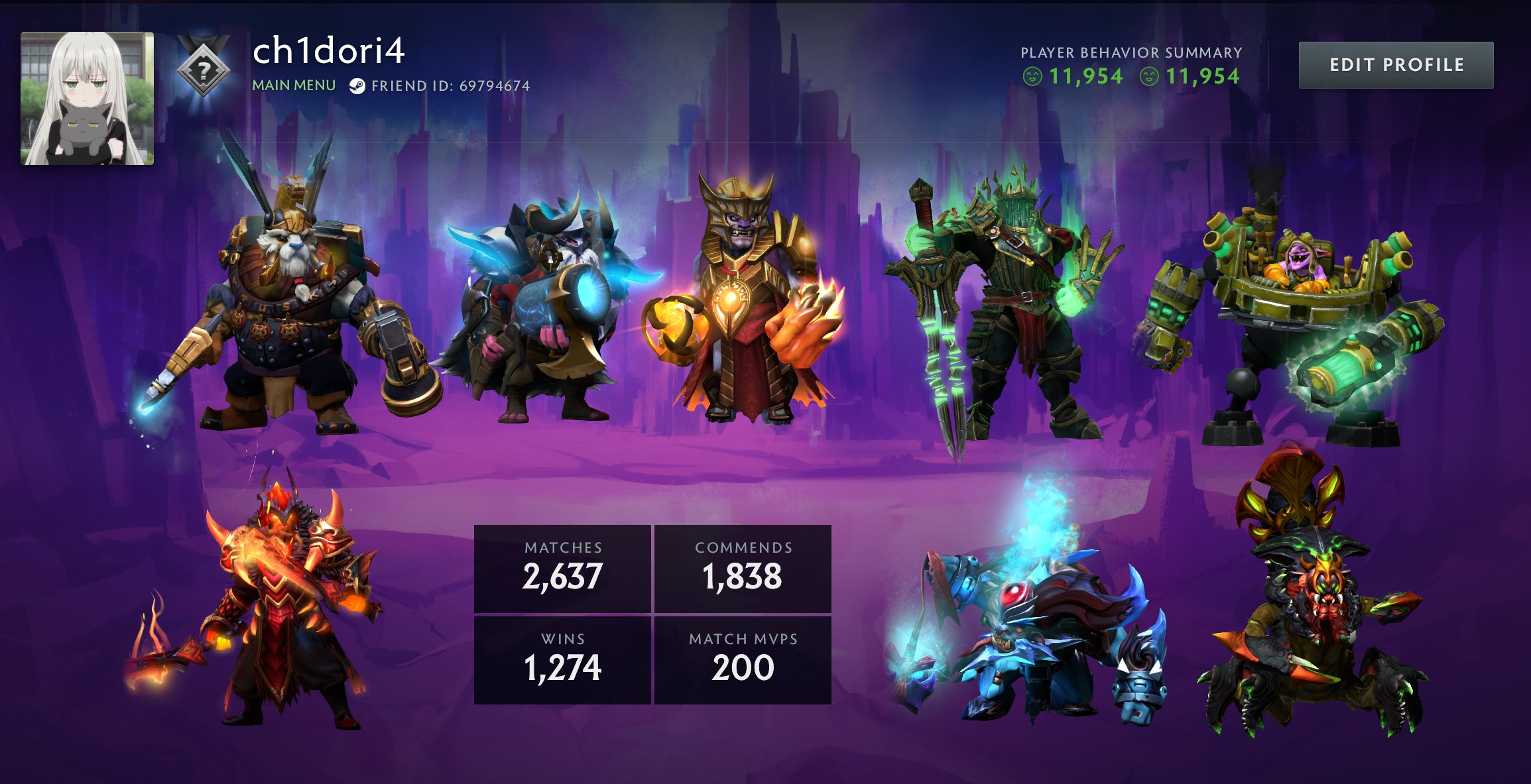 🏅 MMR 1800 | 🕒 2300 hours | 🛡 11900