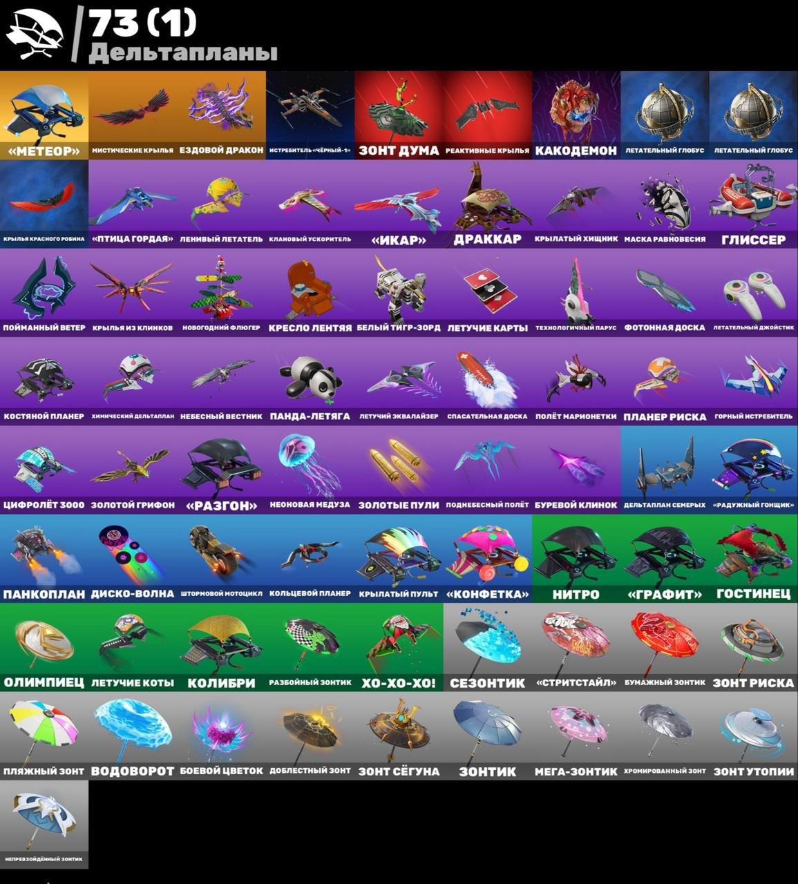 🎨 71 скин | 🌟 Fortnite аккаунт