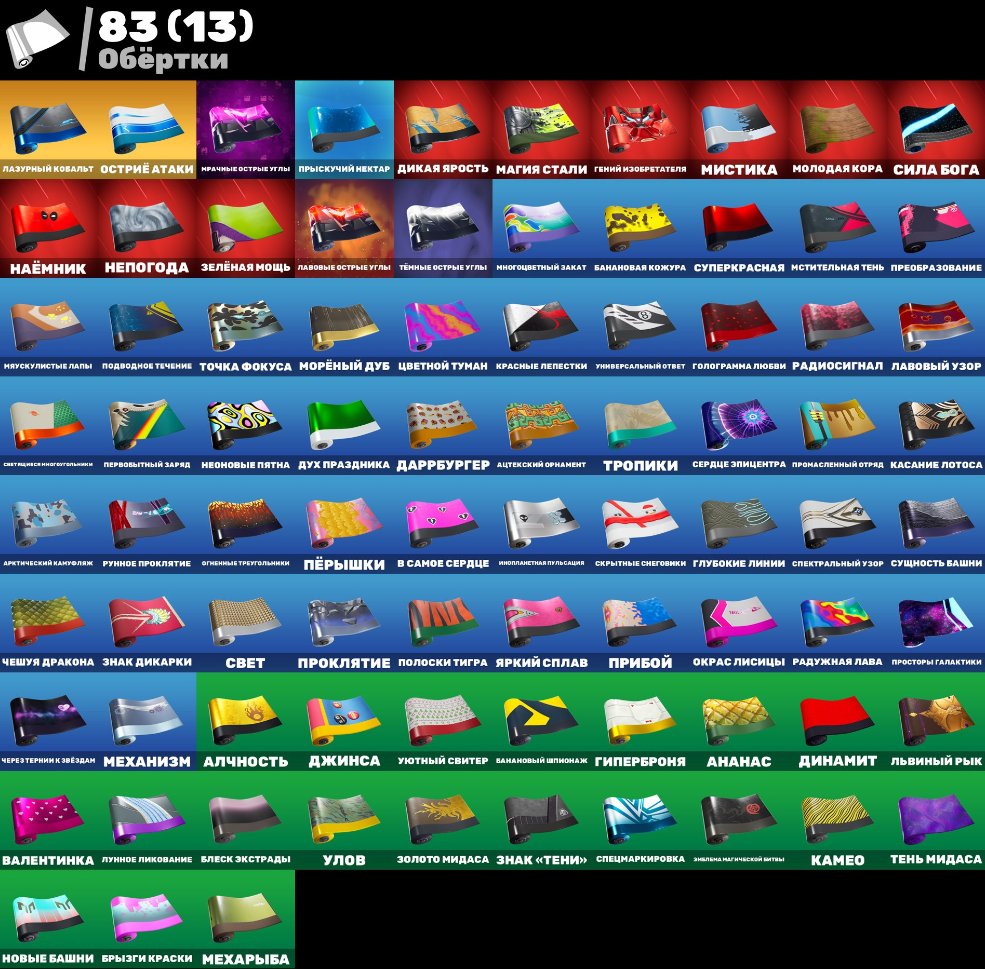 🎨 121 skins | 🌟 Fortnite account