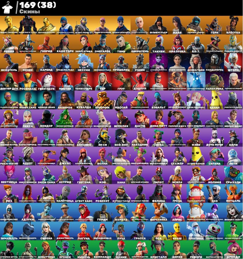 🎨 194 skins | 🌟 Fortnite account