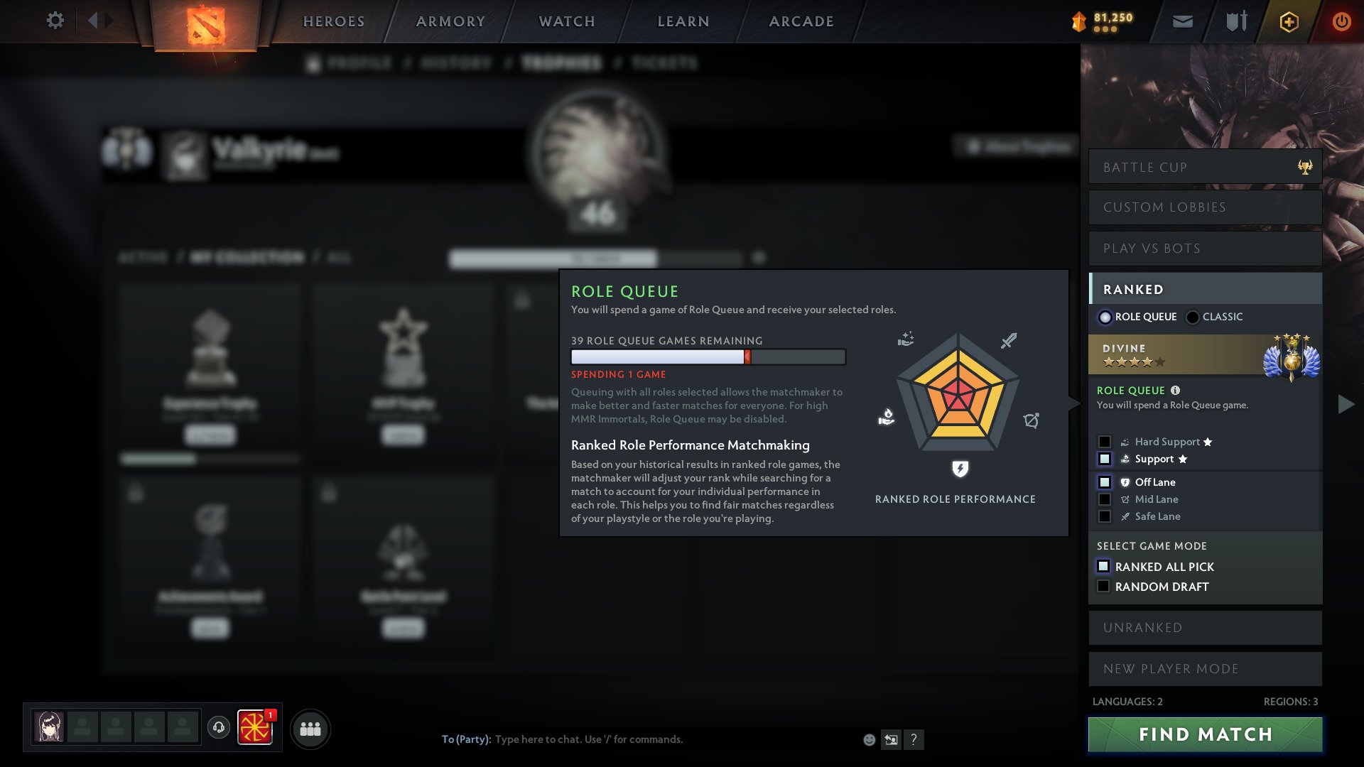 🏅 MMR 5287 | 🕒 1149 hours | 🛡 8178