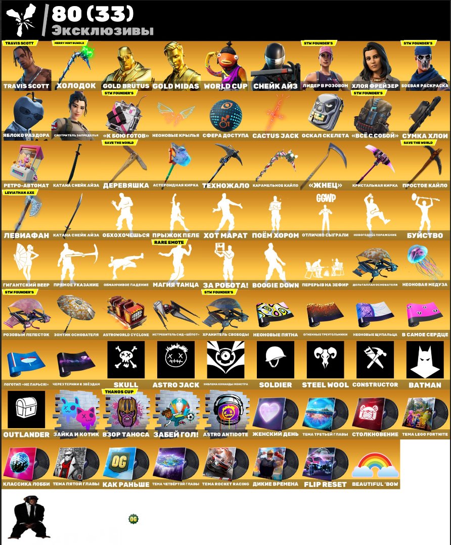 🎨 282 skins | 🌟 Fortnite account