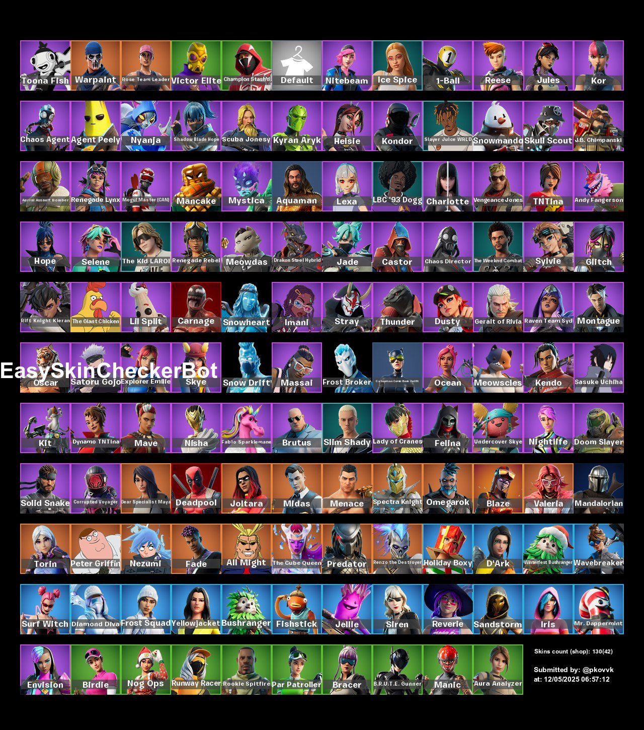 🎨 150 skins | 🌟 Fortnite account