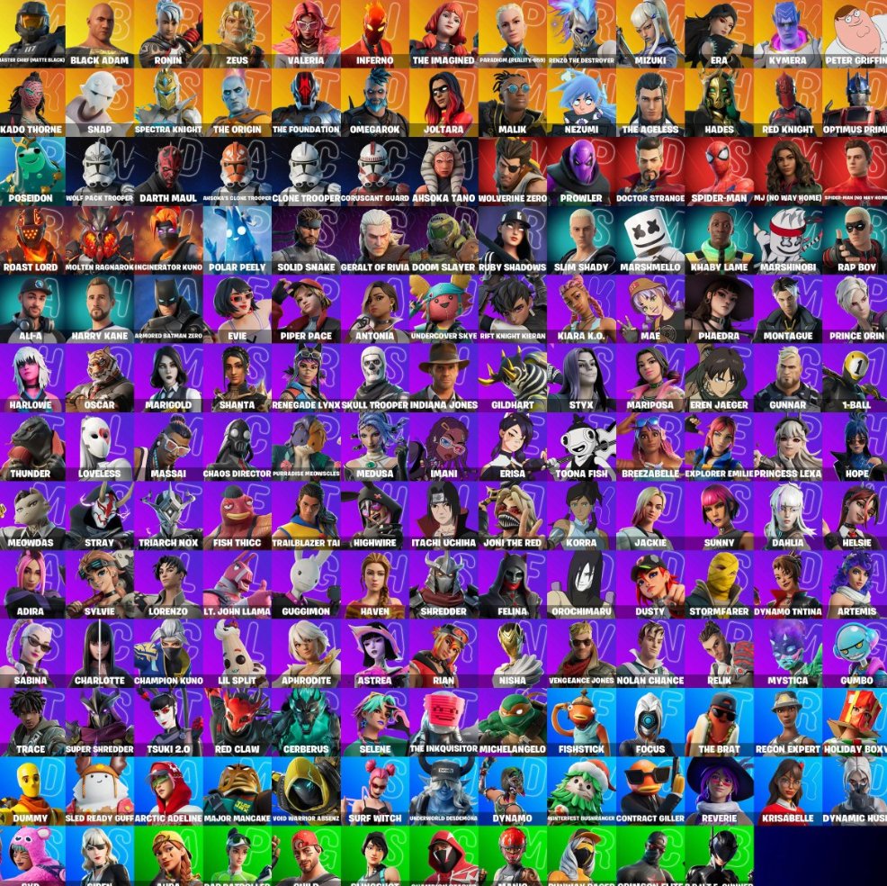 🎨 167 skins | 🌟 Fortnite account