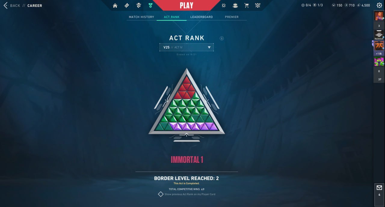 🎯 Valorant account | Immortal 1 | Any | 27 agents