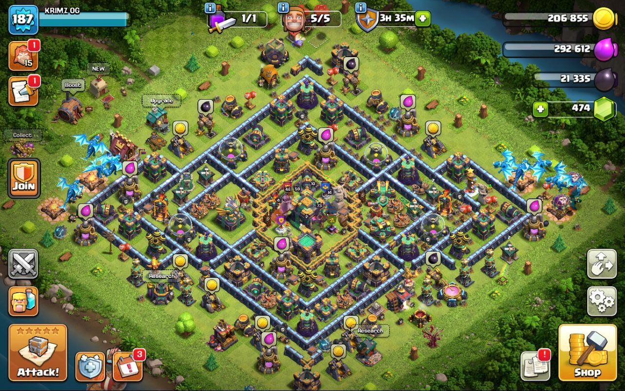 🏰 Clash of Clans акаунт | Ратуша 14 рівня | Рівень 187