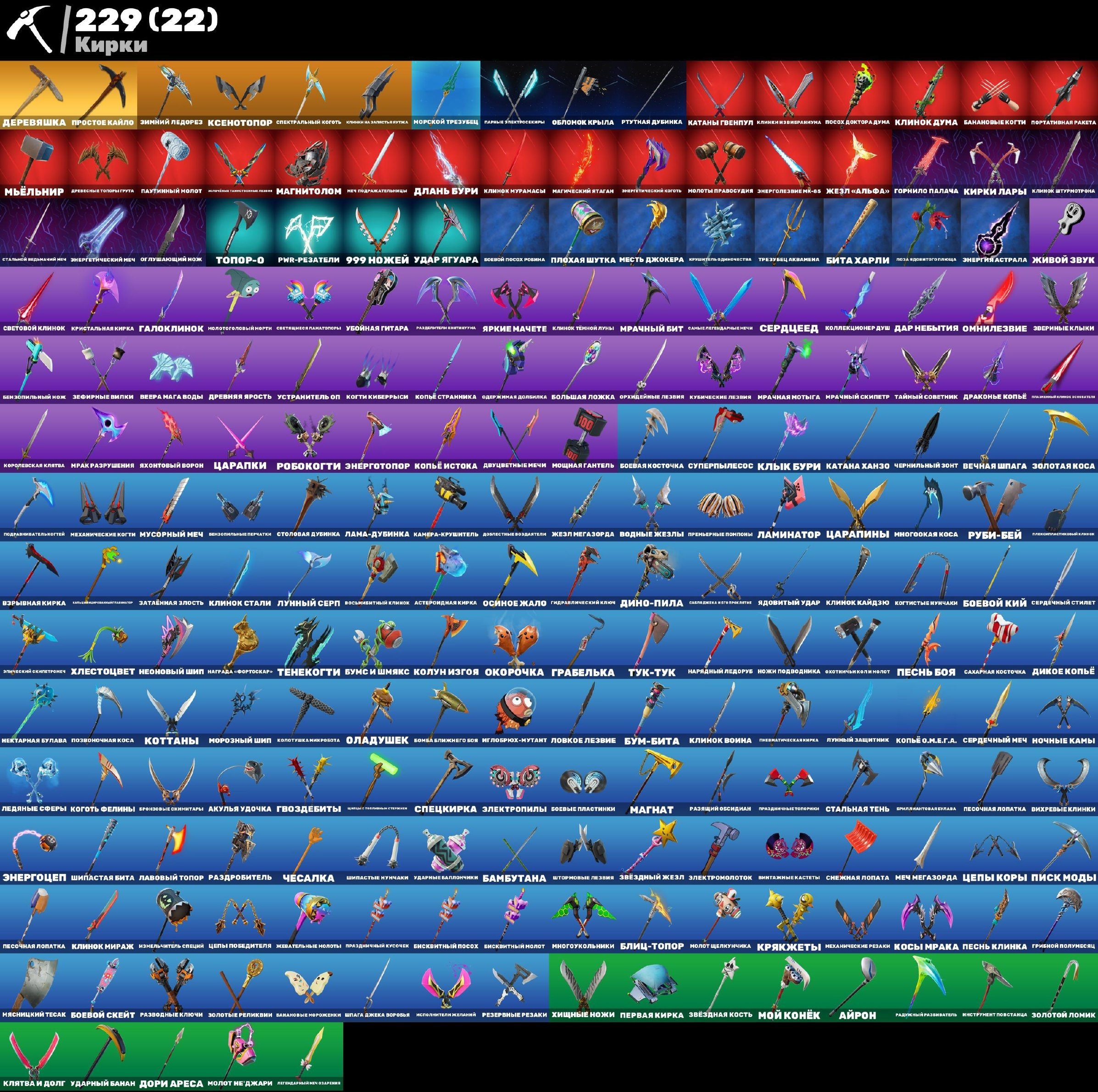 🎨 233 skins | 🌟 Fortnite account