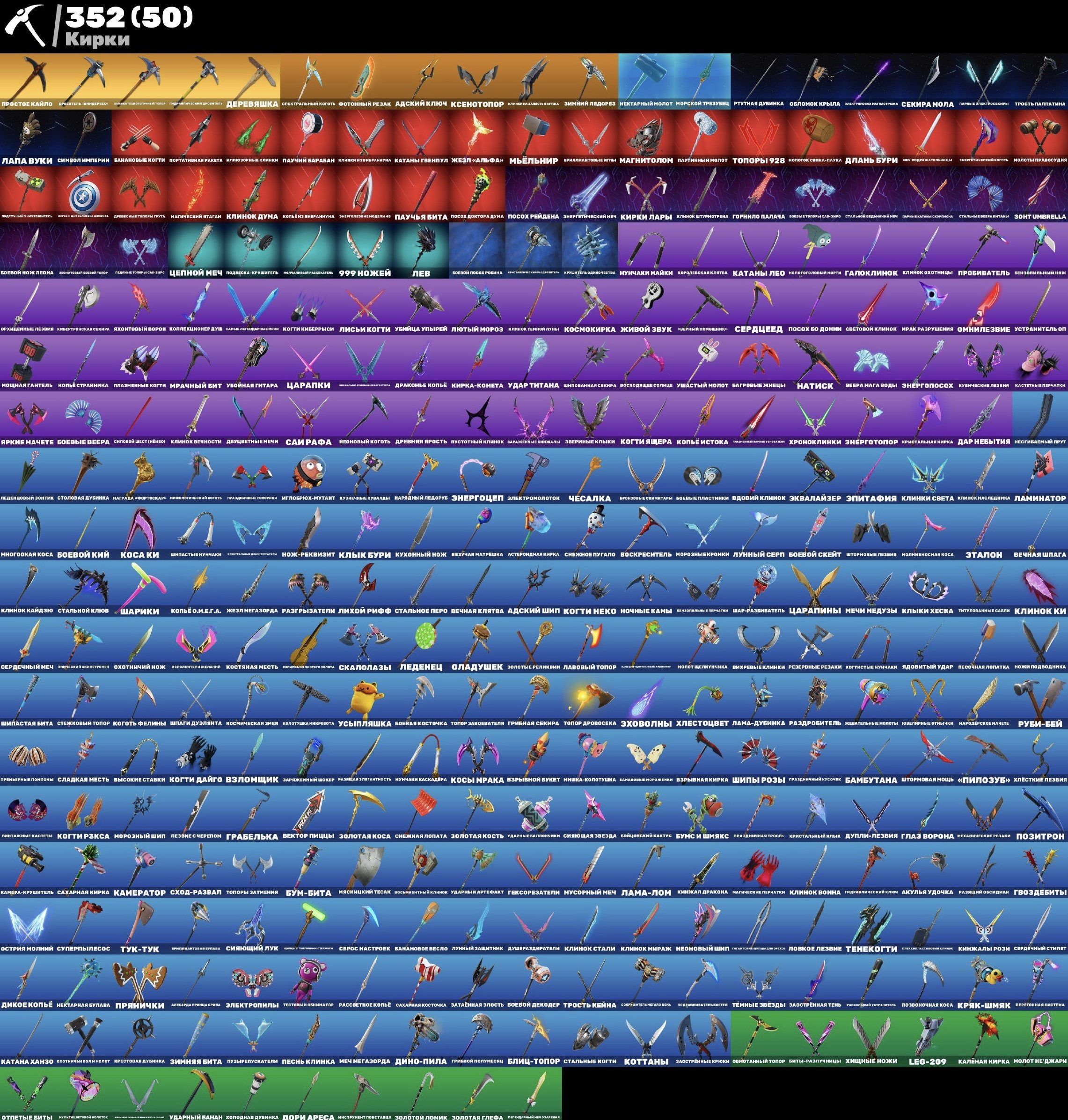 🎨 374 skins | 🌟 Fortnite account