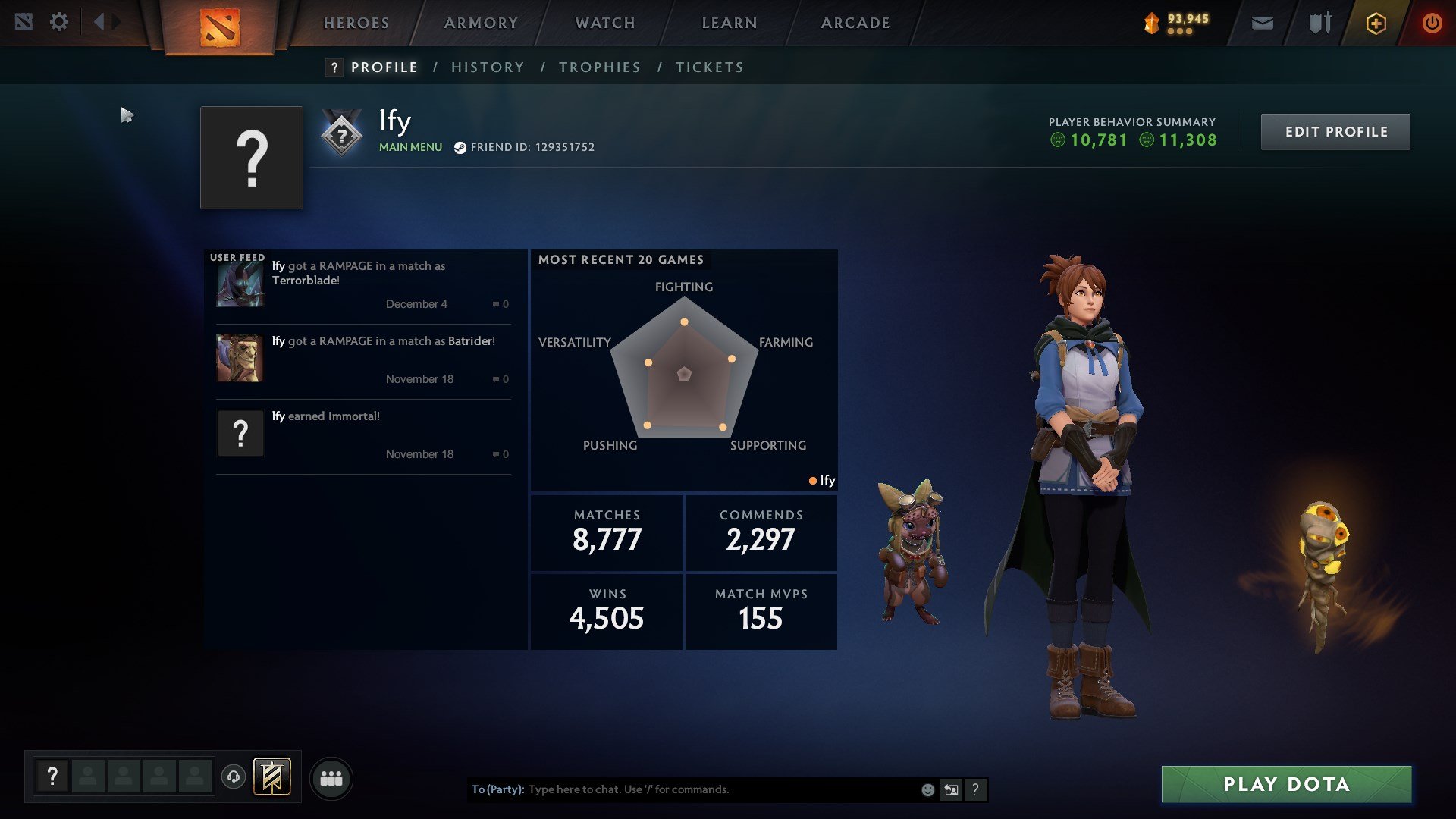 🏅 MMR 7100 | 🕒 12000 годин | 🛡 10000