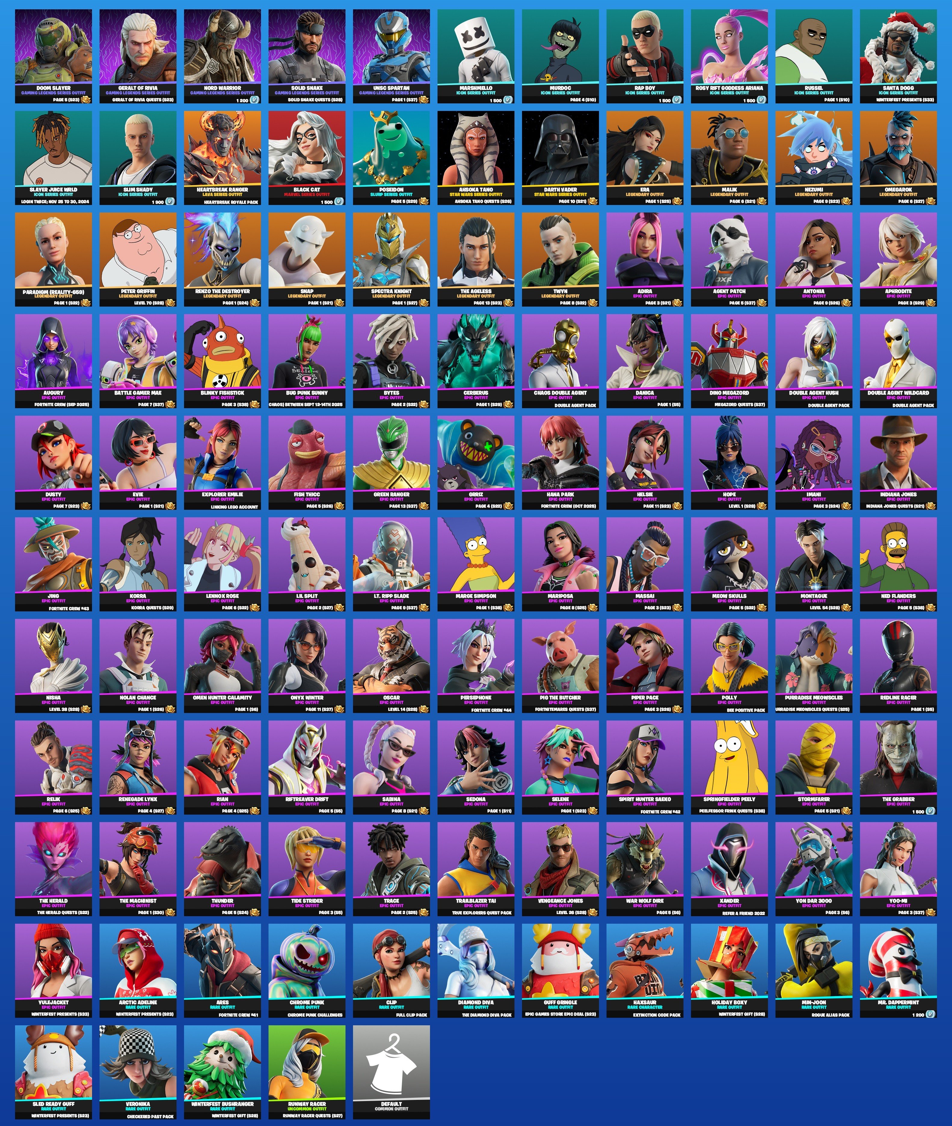 🎨 115 skins | 🌟 Fortnite account