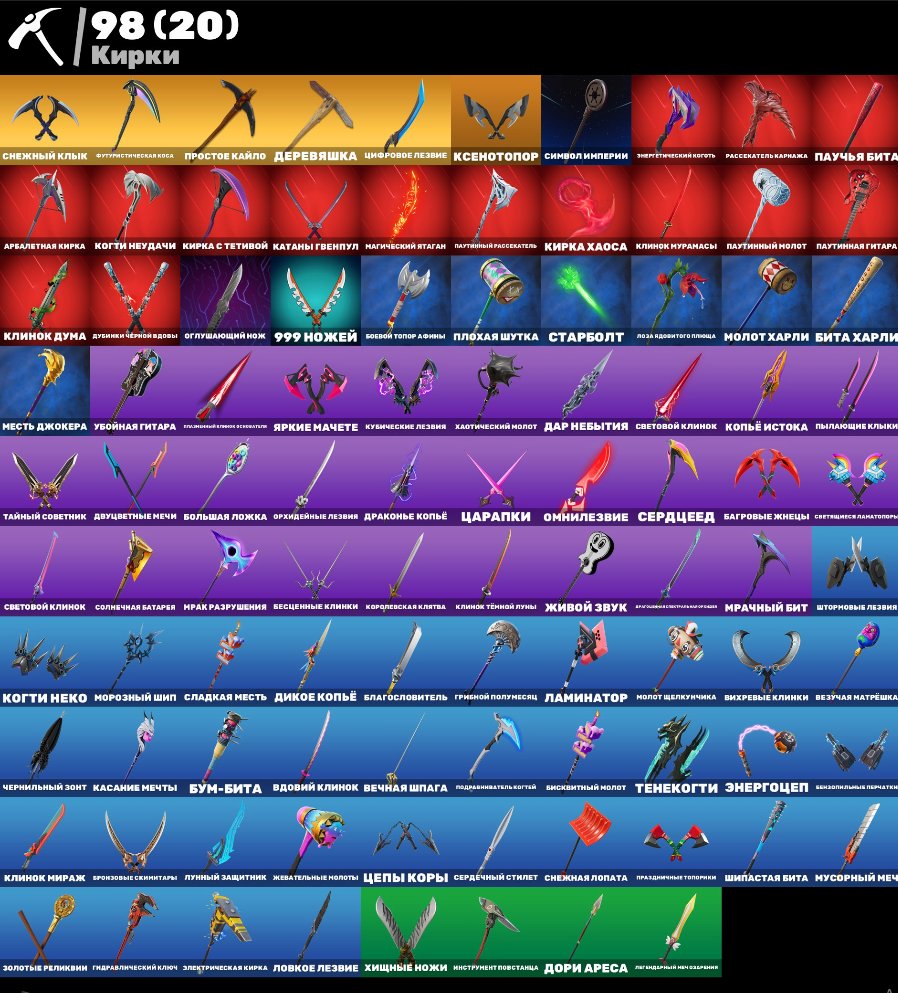 🎨 98 skins | 🌟 Fortnite account