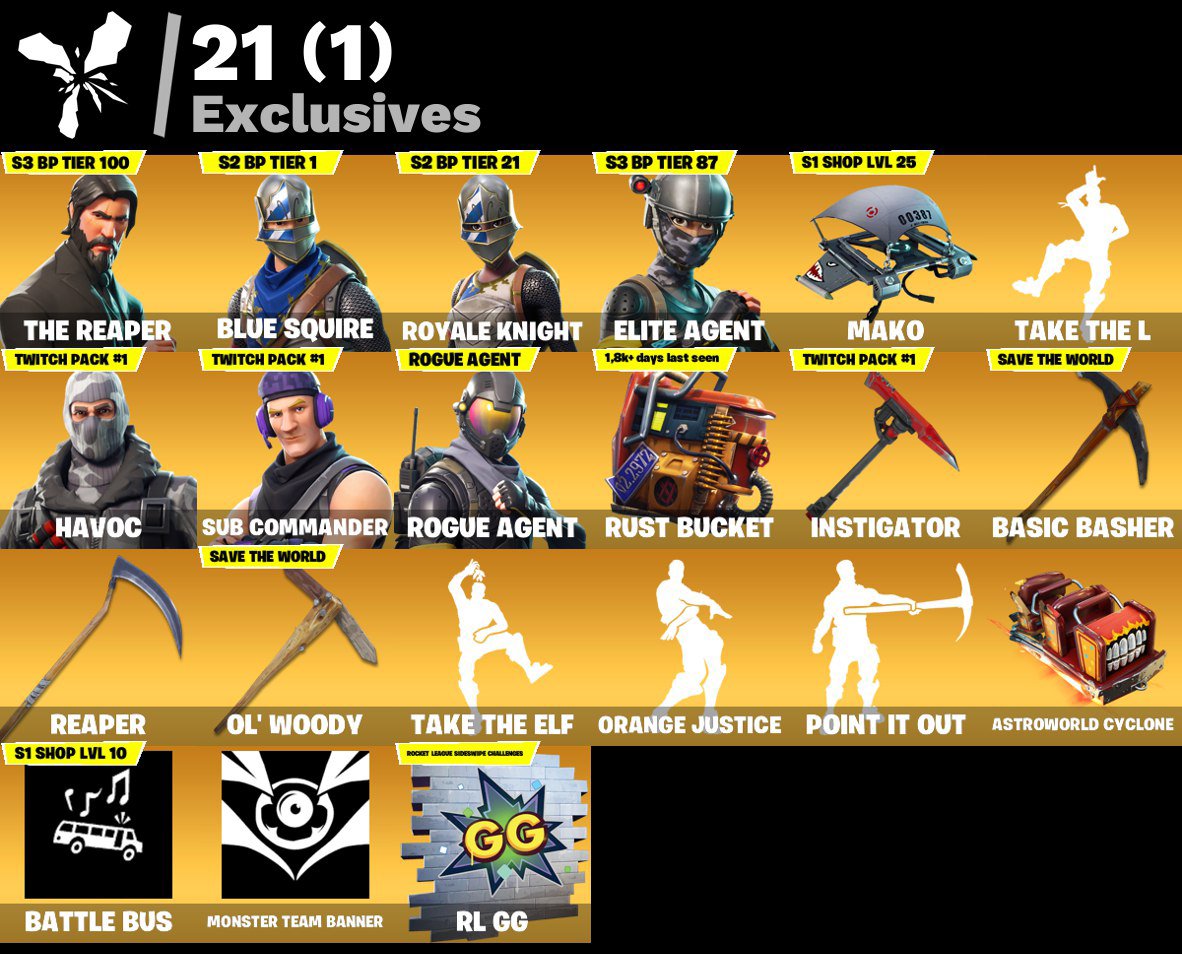 💖58 скінів | 🌟 Fortnite акаунт