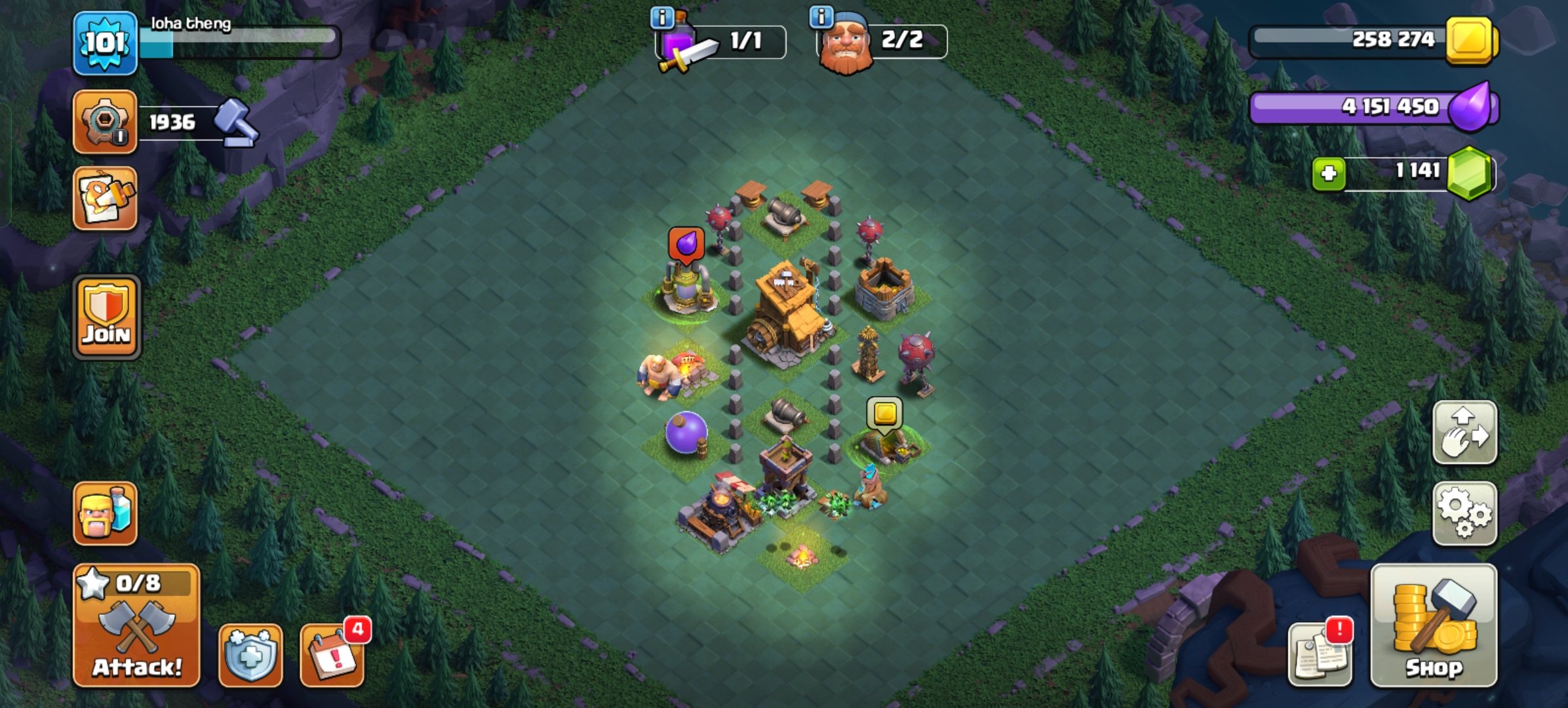 🏰 Clash of Clans акаунт | Ратуша 11 рівень | Рівень 101