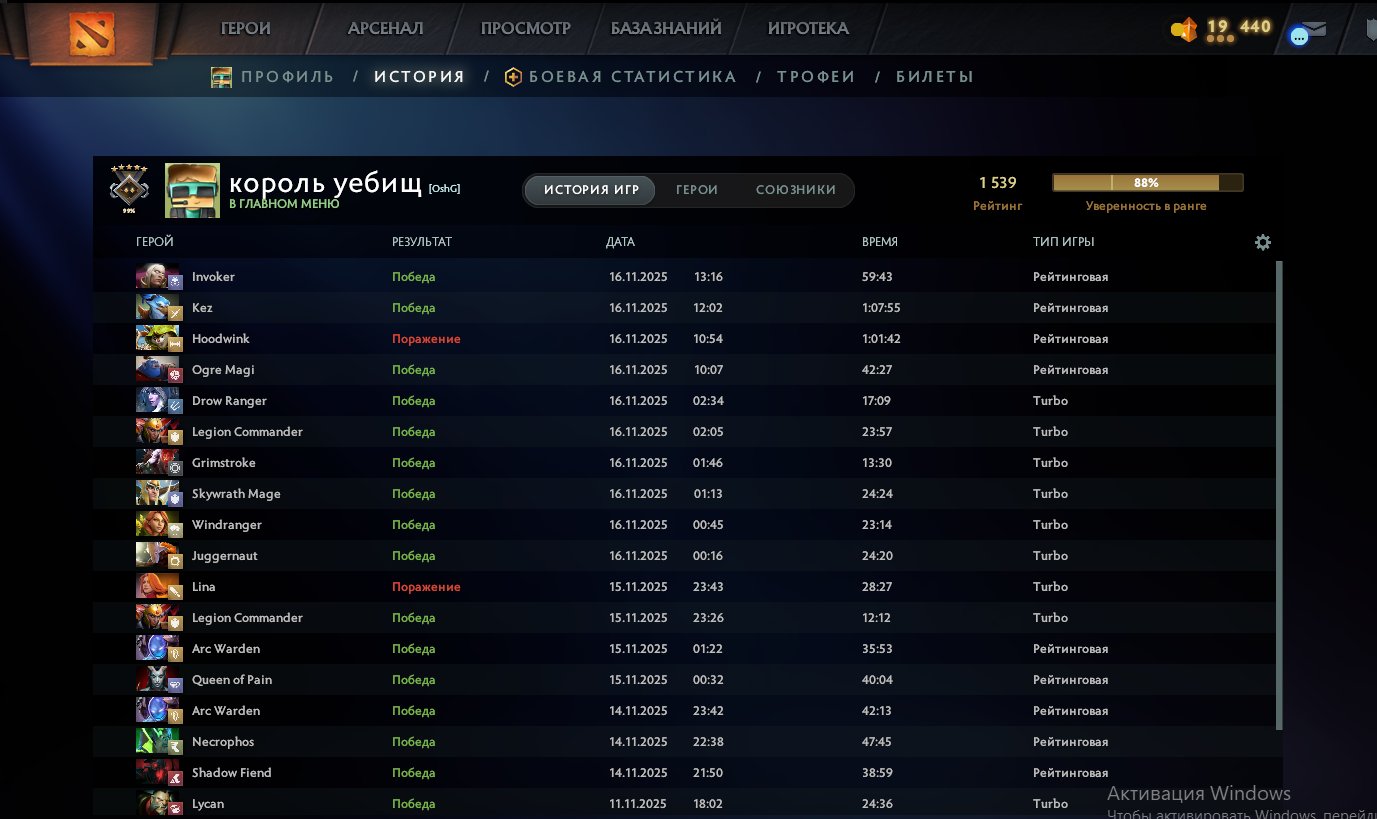 🏅 MMR 1539 | 🕒 275 hours | 🛡 8526