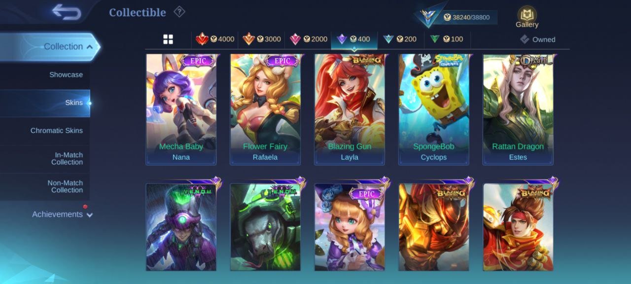 🎮 Mobile Legends аккаунт | Мифический | 127 героев | 197 обликов