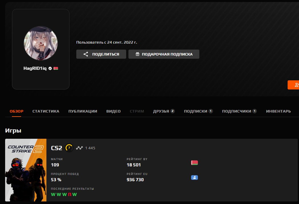 🔥 FACEIT LVL 8 | 🎯 1650 ELO | 🕒 116 matches — Ready for Competitive Play